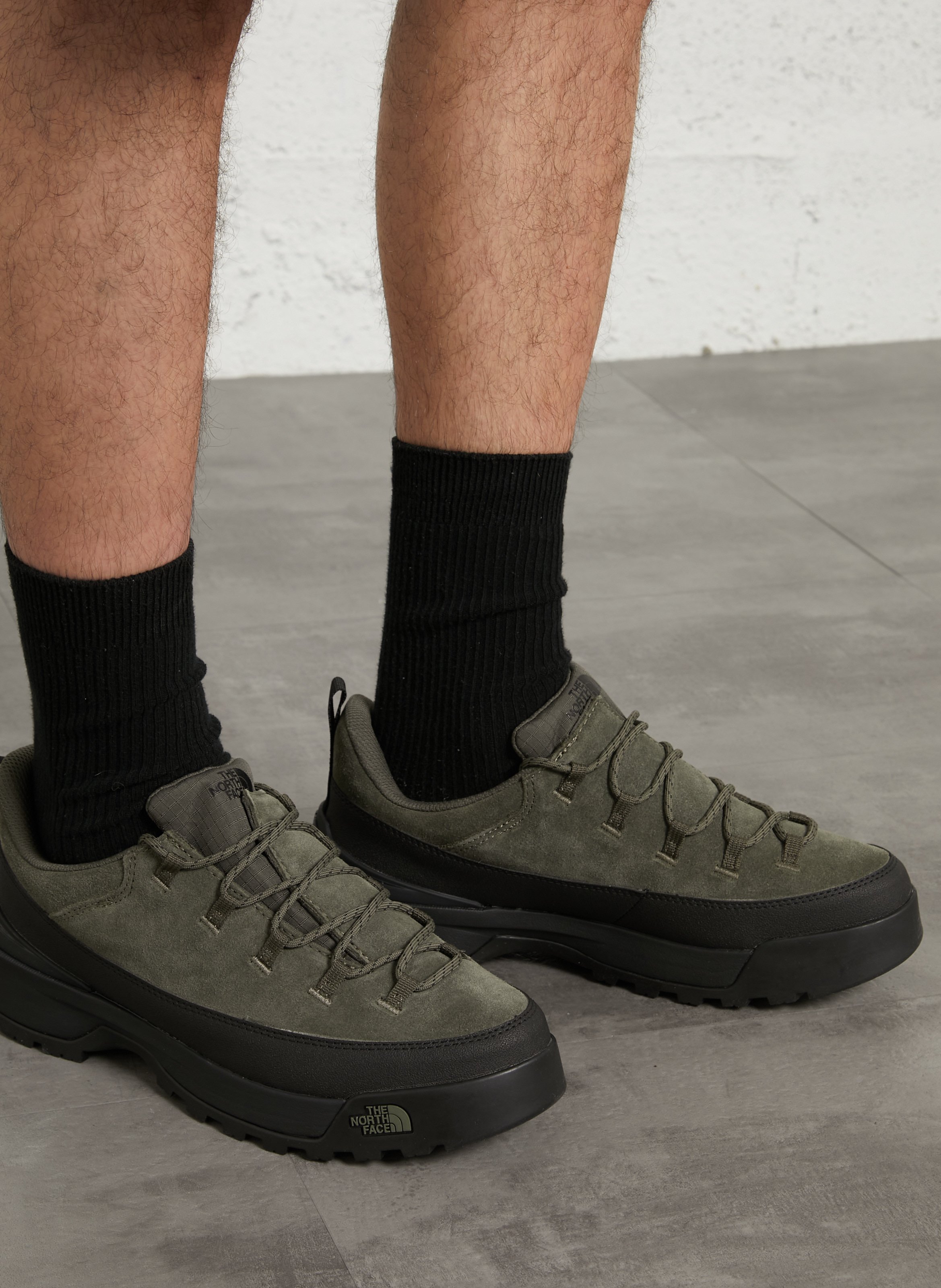 Sneakers basse con lacci in pelle THE NORTH FACE Verde