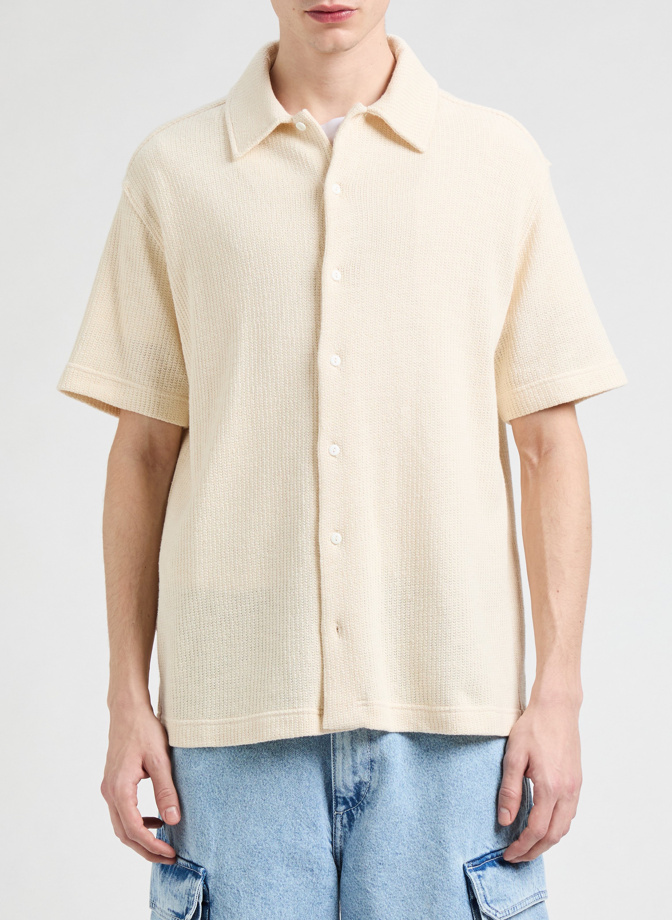 Cotton shirt with classic collar SAISON 1865