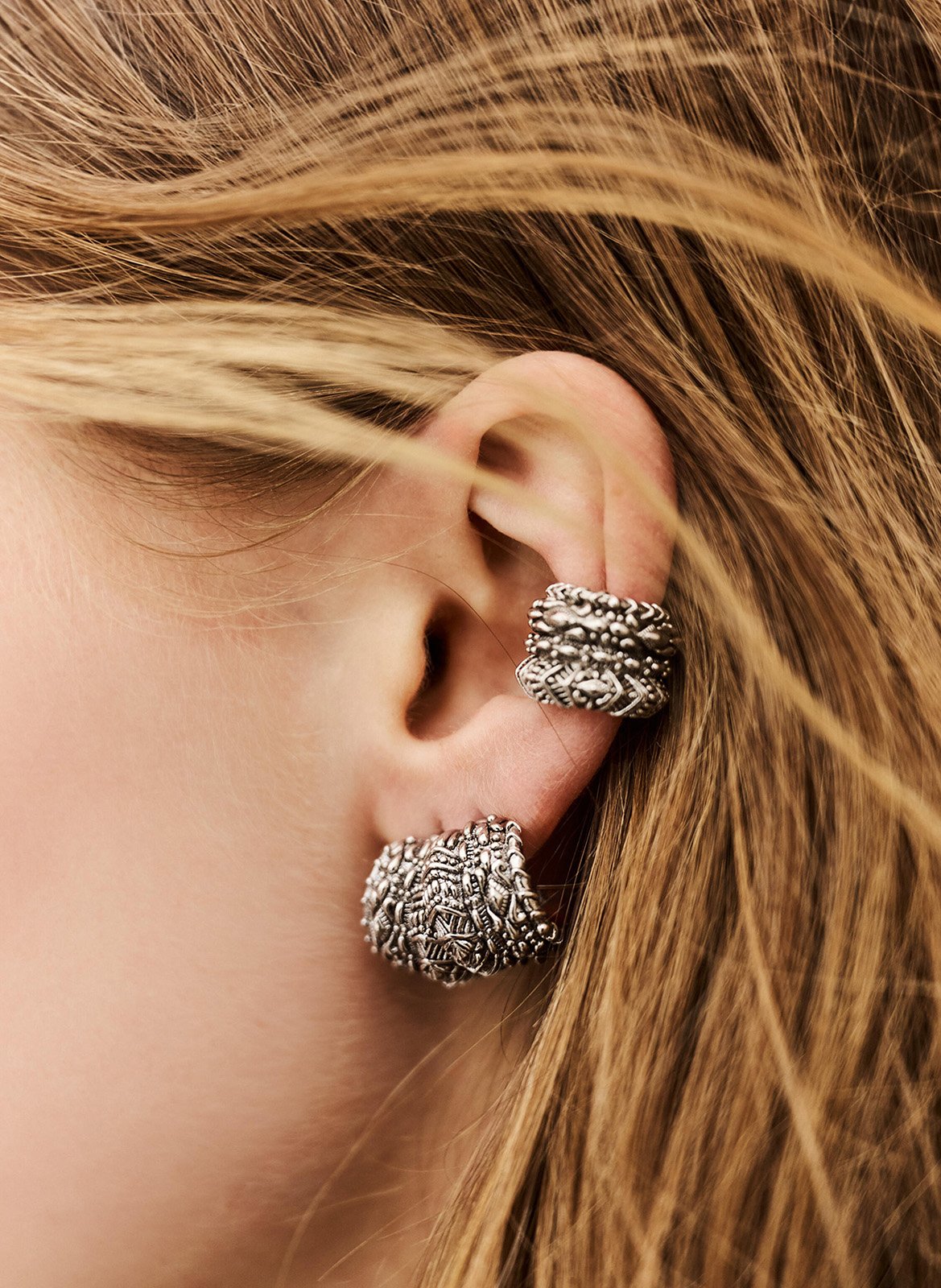 Boucles d'oreille  BA&SH Argent