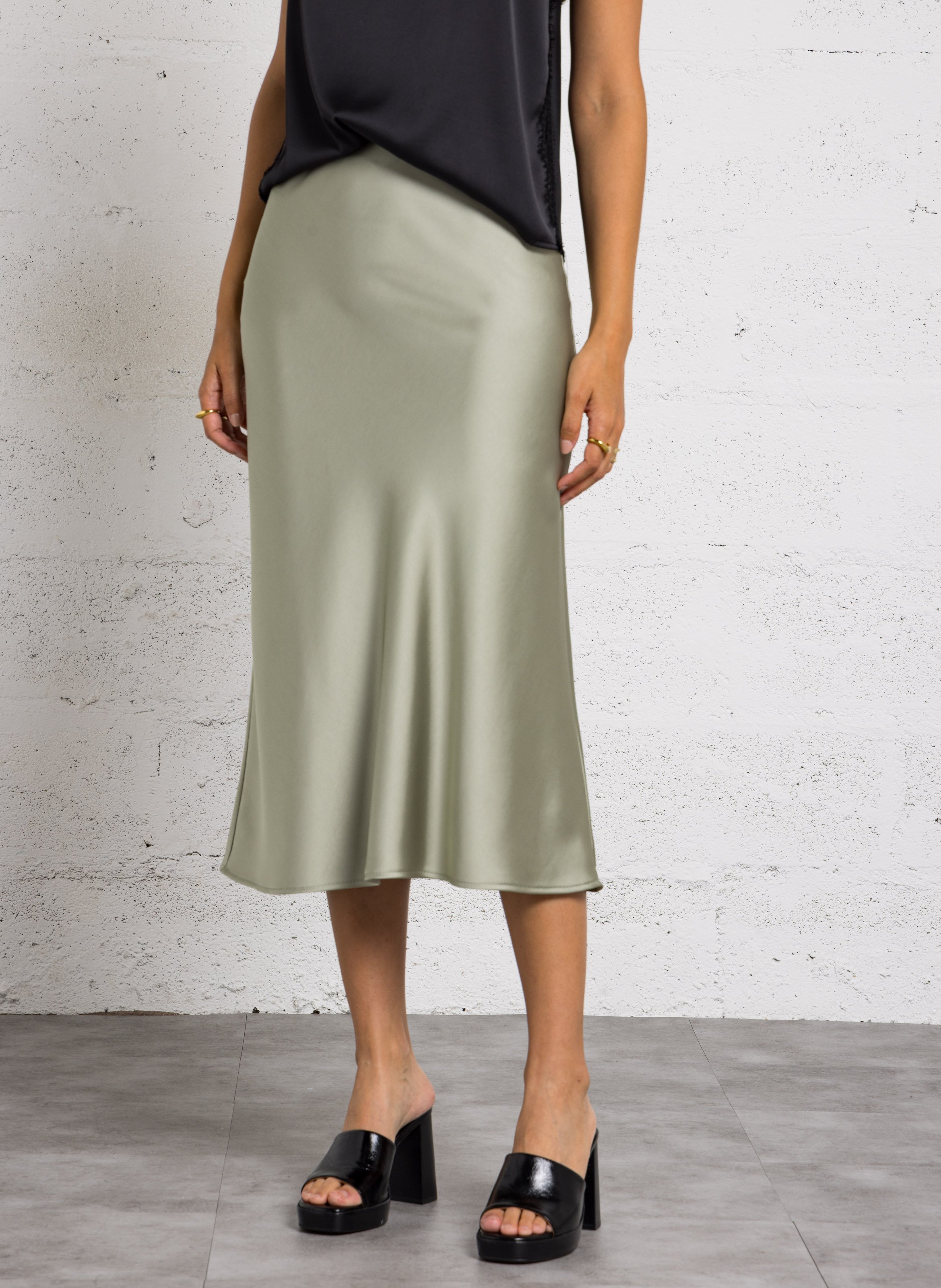 Jupe midi fluide IMPERIAL