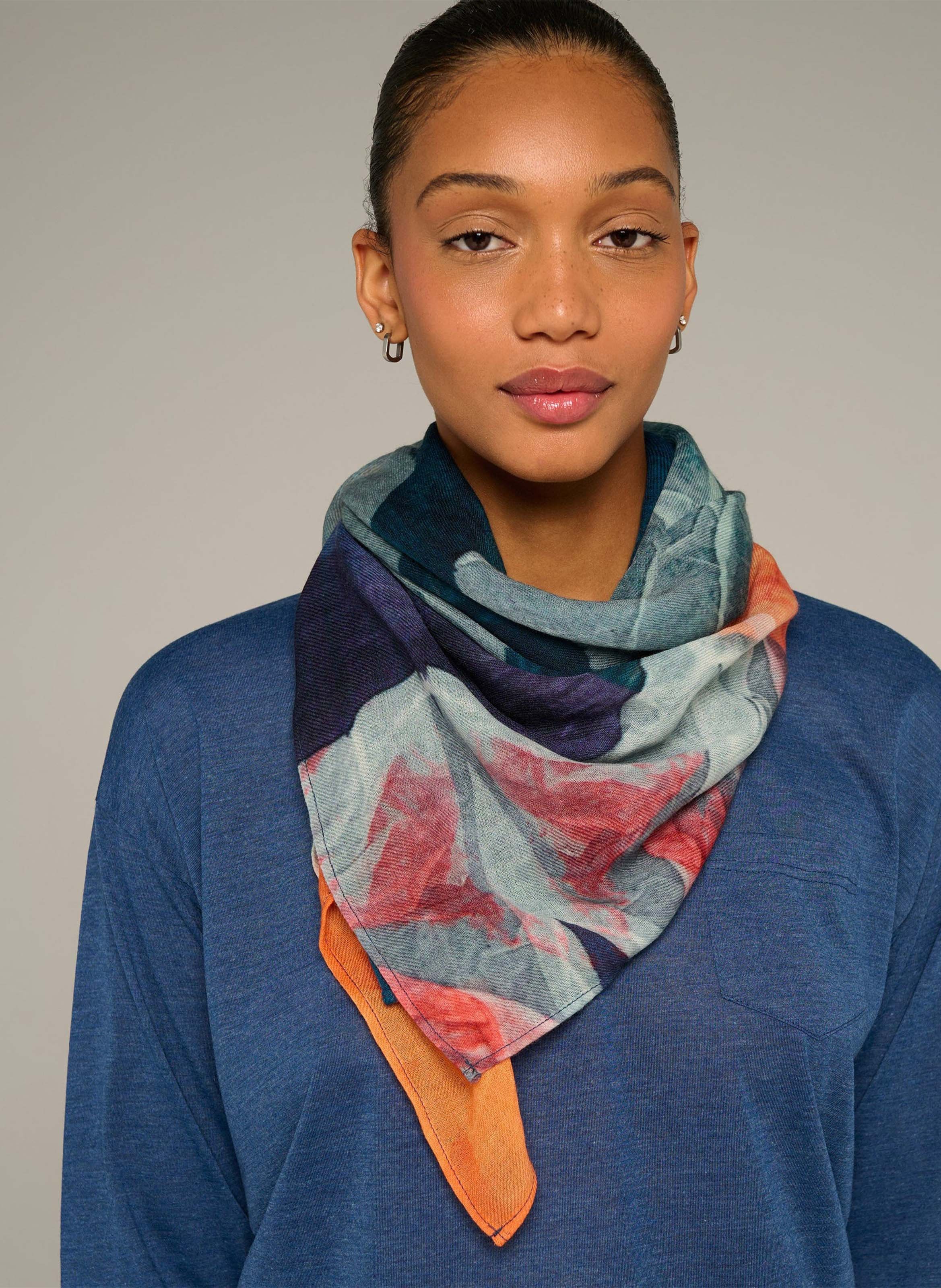 Wollen foulard met print COTELAC ACOTE Veelkleurig