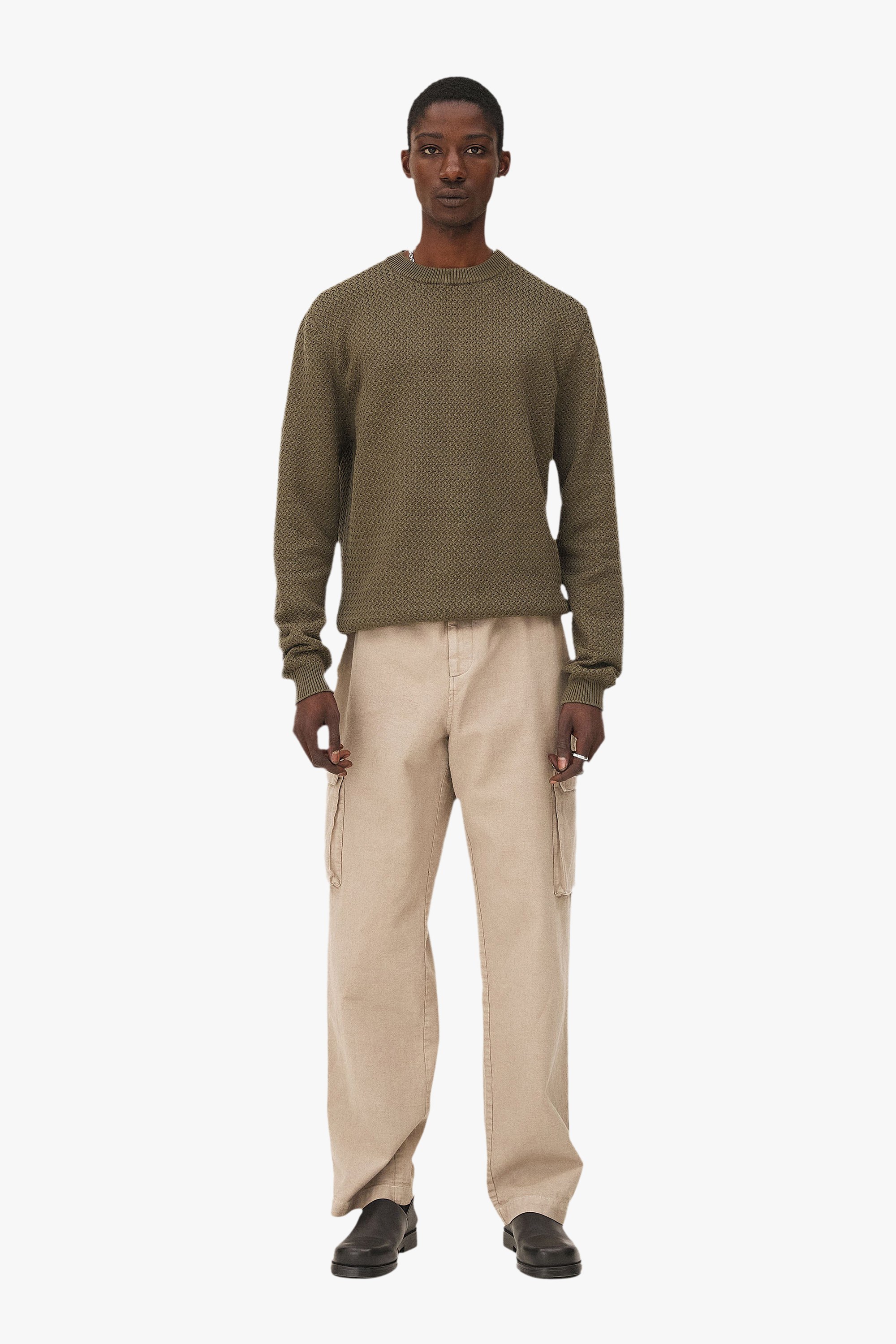 Long-sleeve polo shirt Roma Noyoco Green