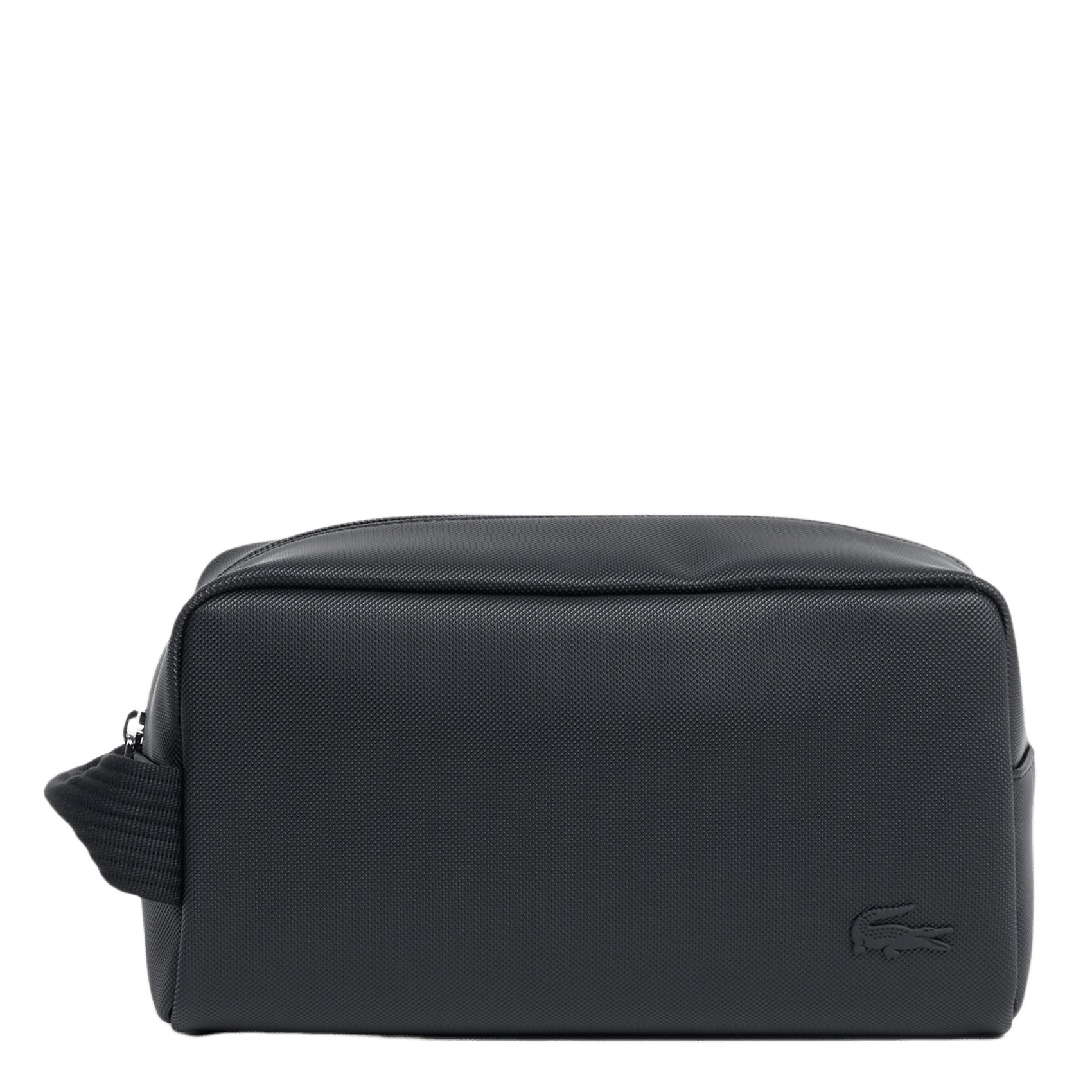 Trousse texturée et zippée LACOSTE Noir