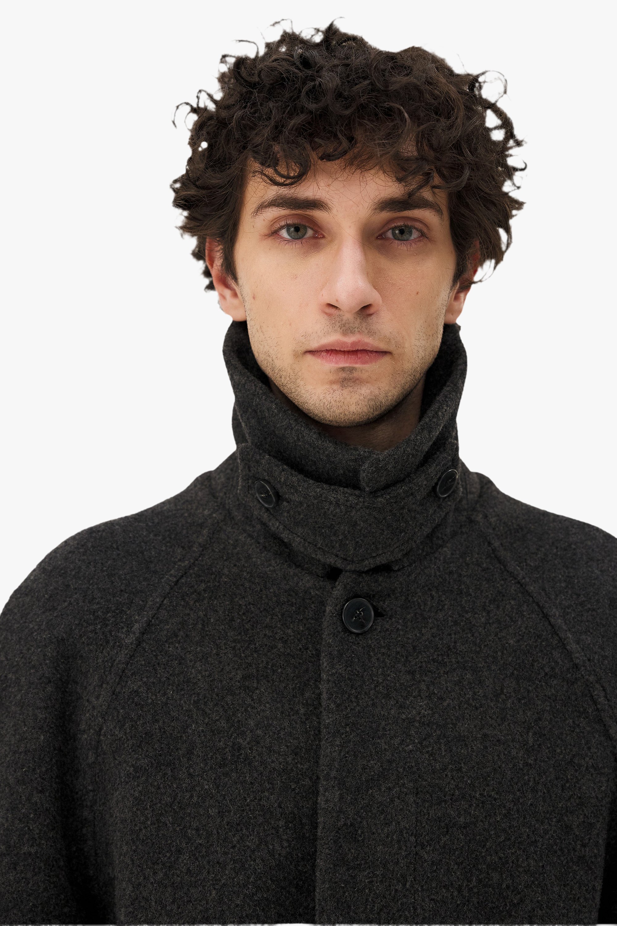 MANTEAU LONG CEINTURÉ VERLAINE Noyoco Grey