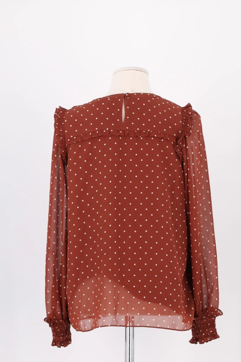 Polka dot blouse SEZANE - Seconde main Brown