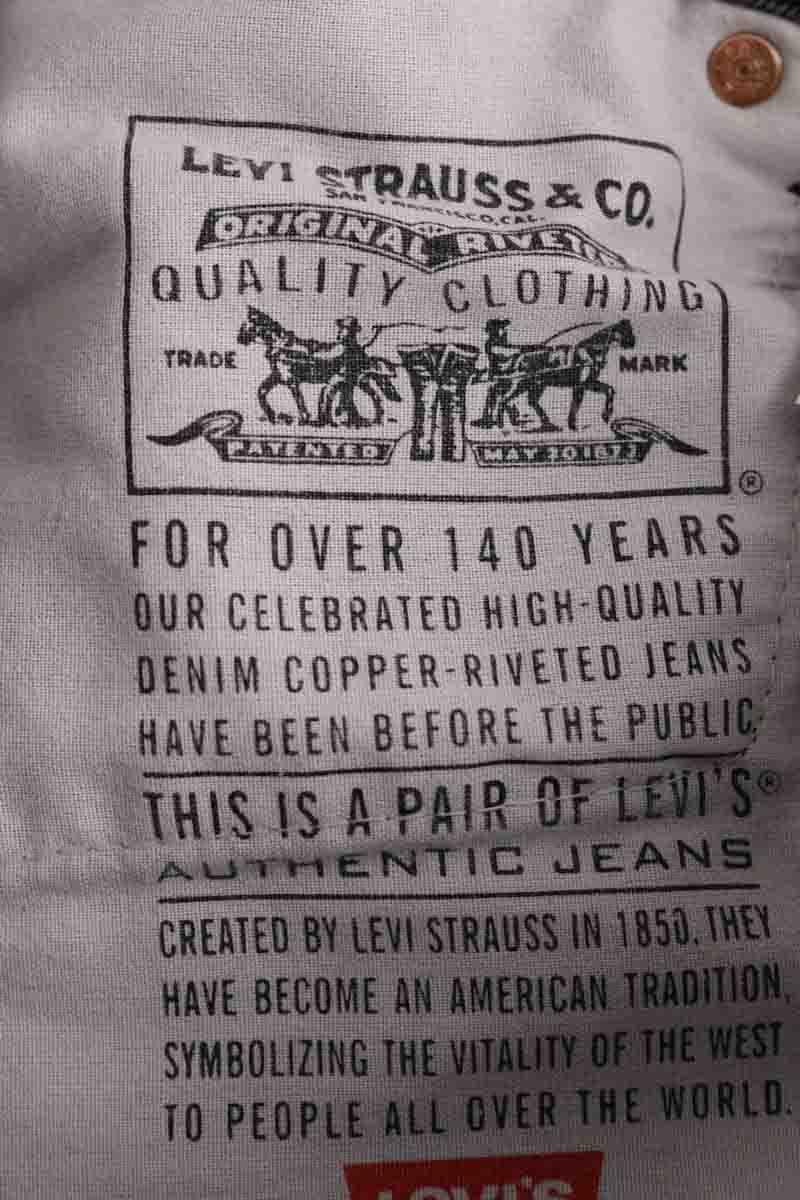 Straight jeans LEVI'S - Seconde main Black