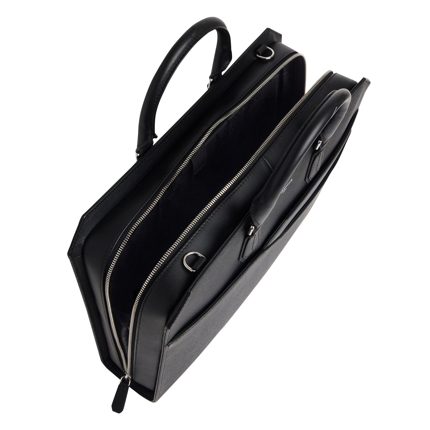 Leren aktetas LE TANNEUR Zwart