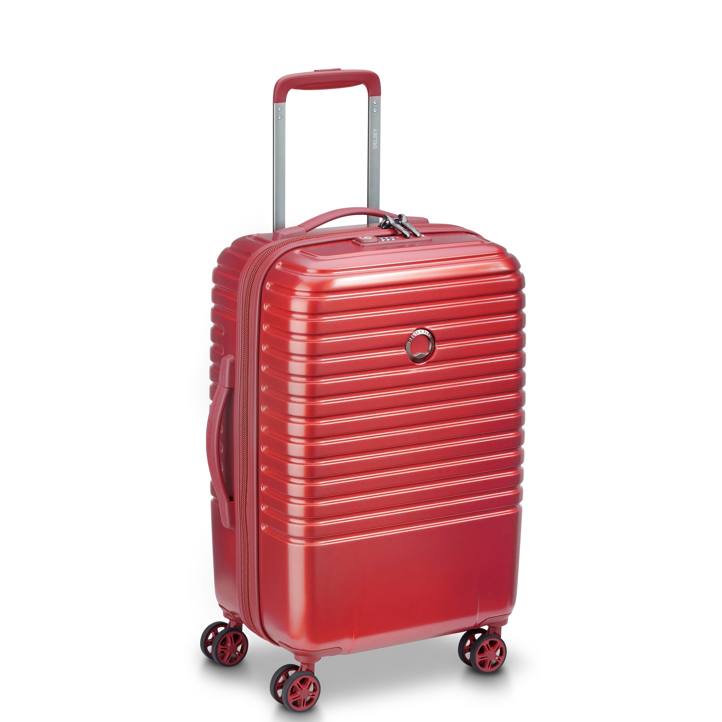 Rigid cabin suitcase DELSEY PARIS Red