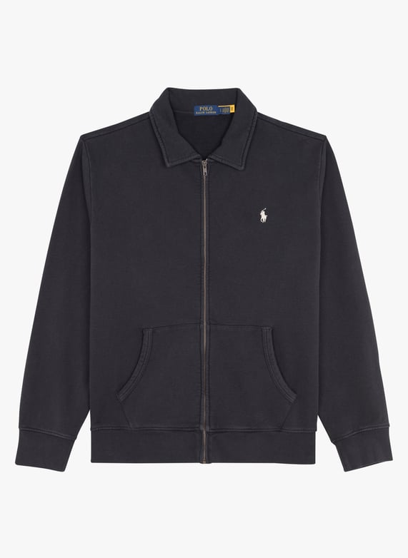 Polo sweatshirt zip up shop