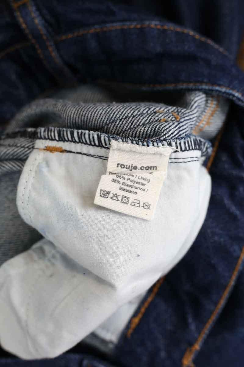 Cotton straight jeans ROUJE - Seconde Main Blue