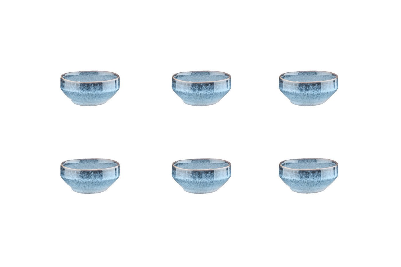 Bol en grès - 6 pièces BJORN Bleu