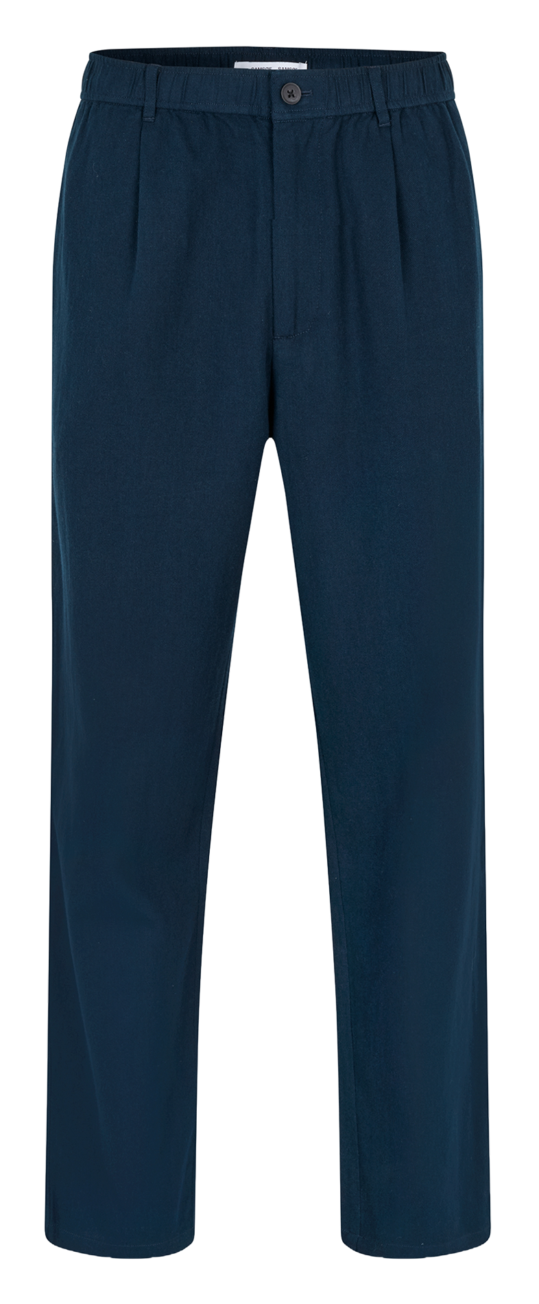 Rechte broek | biokatoenblend SAMSOE SAMSOE Blauw