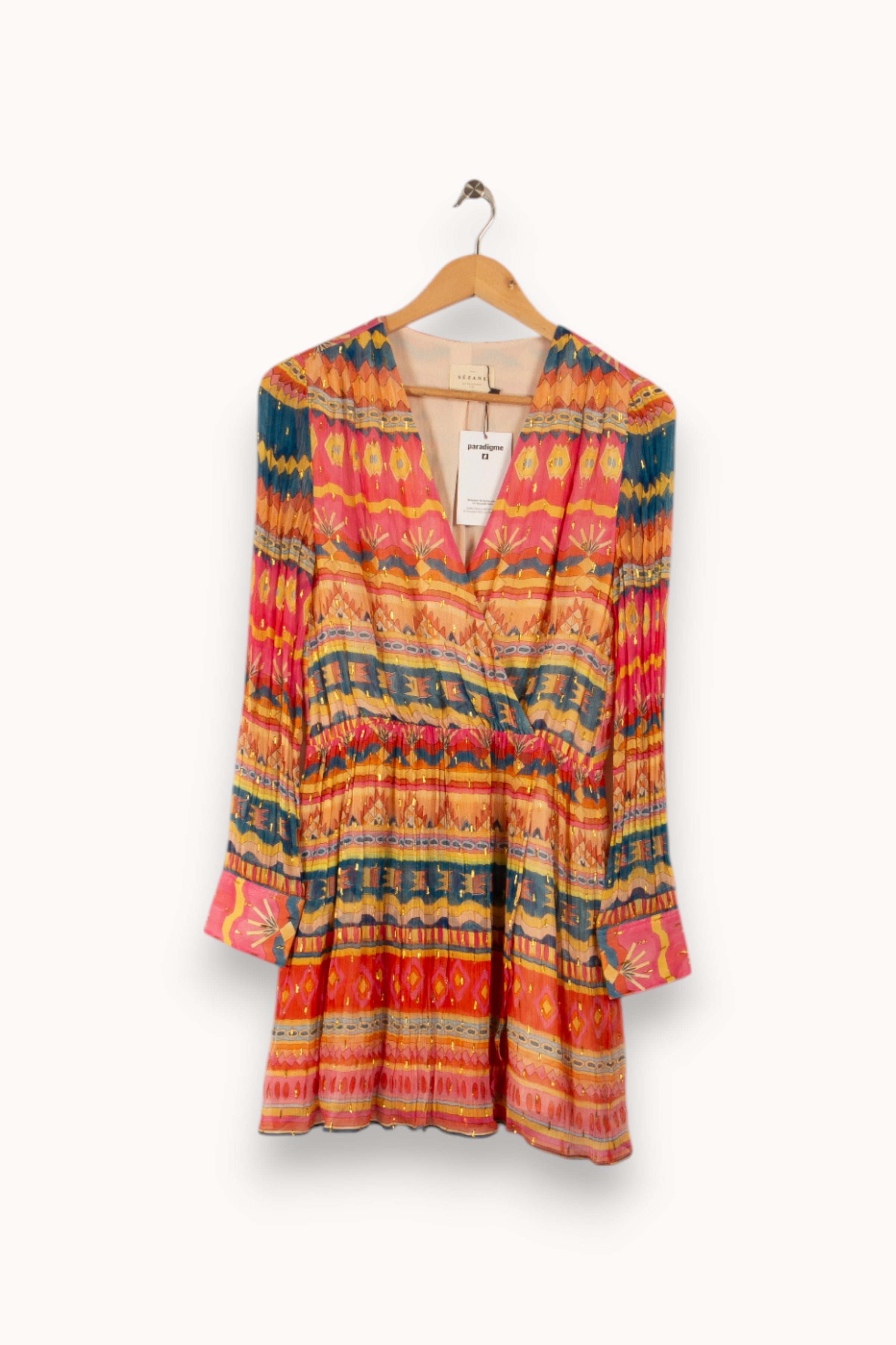 Midi dress SEZANE - Seconde main Multicolored