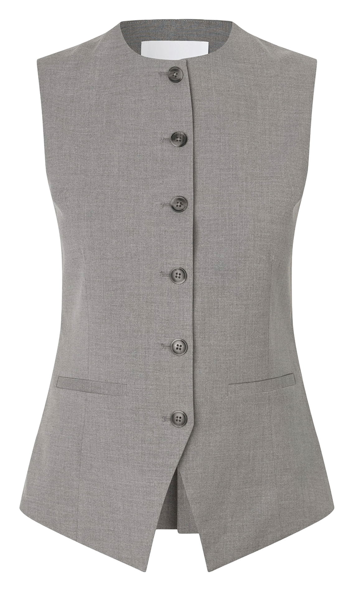 Veston boutonné col rond SAMSOE SAMSOE Argent