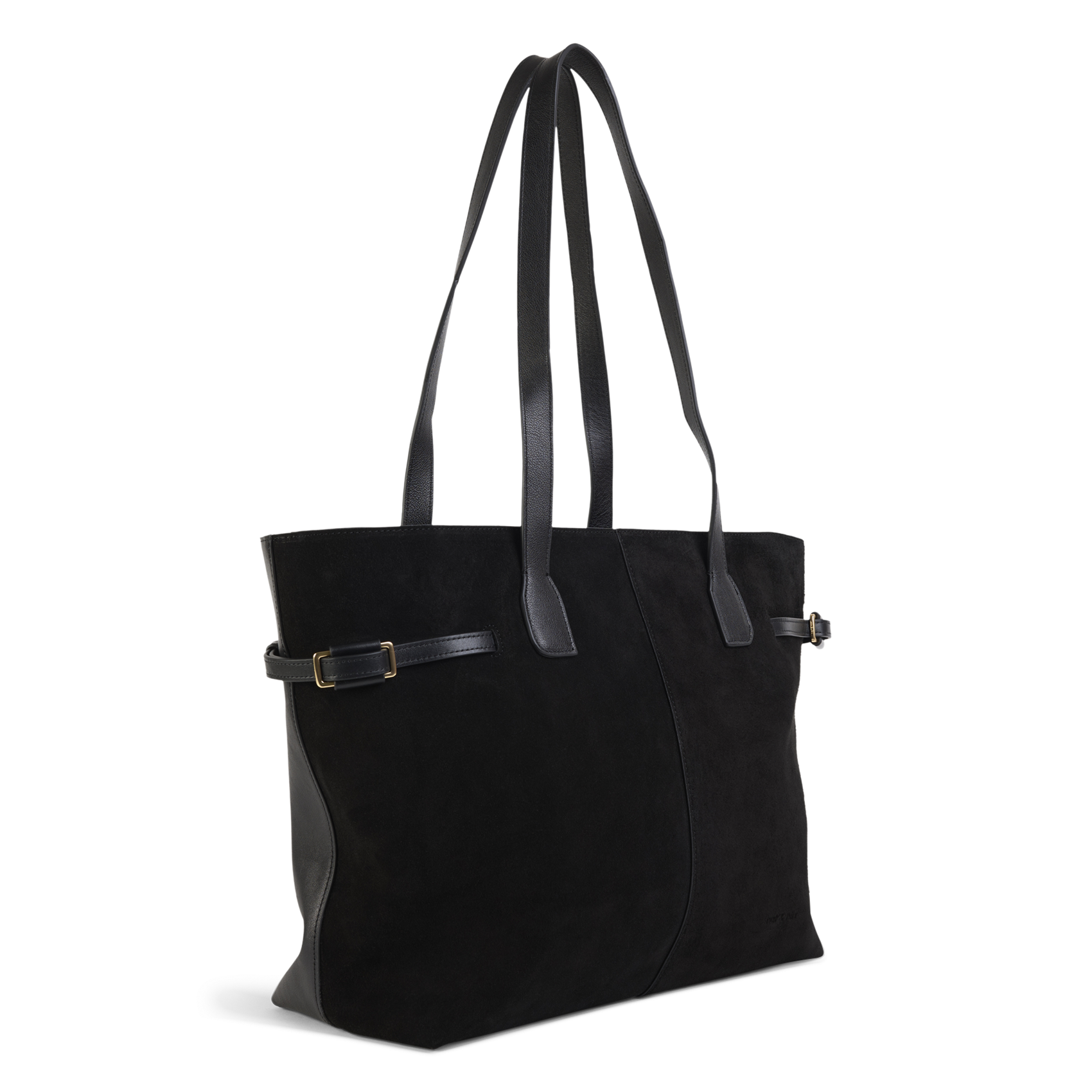 Sac cabas en cuir NAT & NIN Noir
