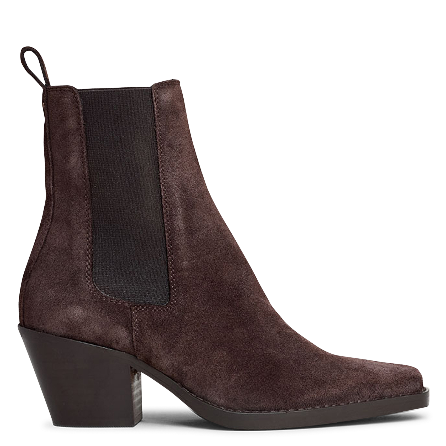 Suède enkellaarzen JONAK Brown