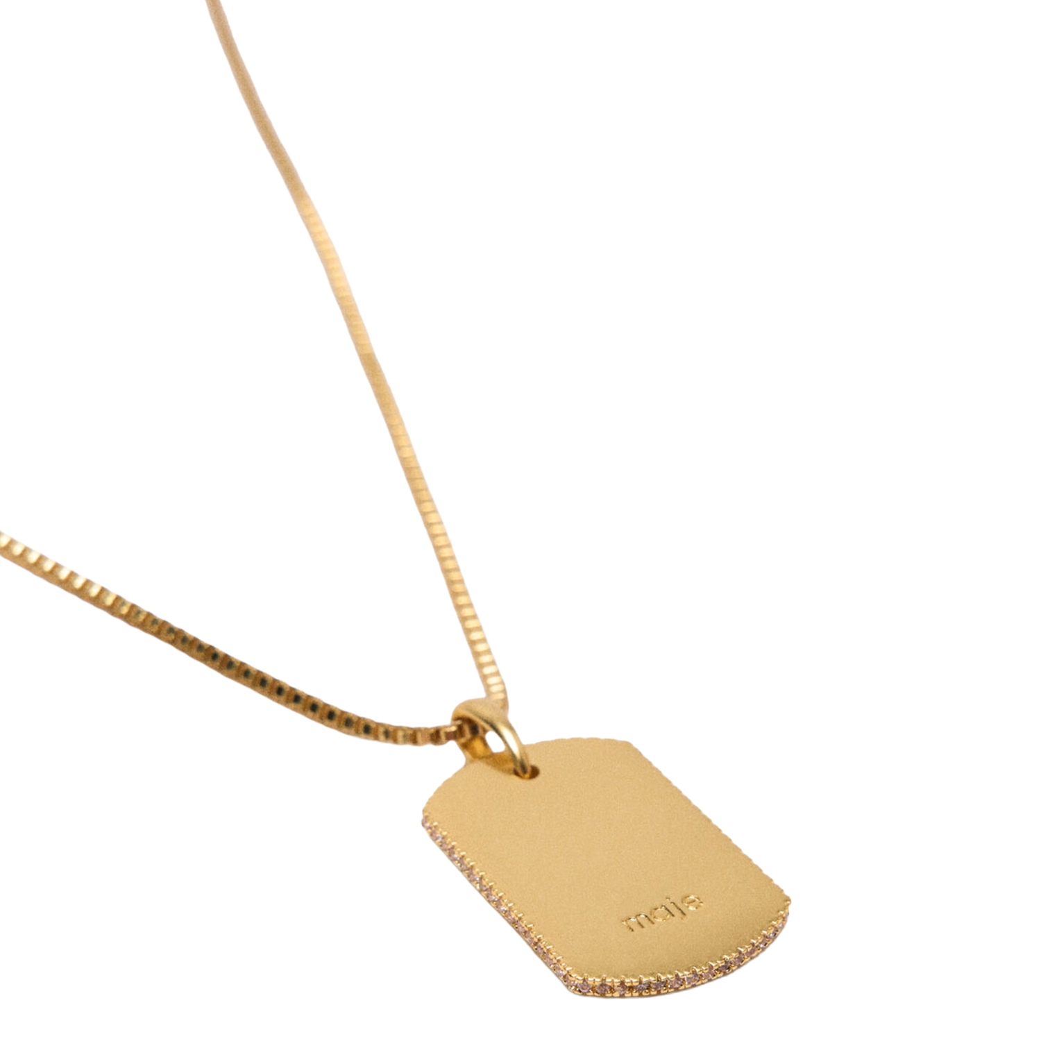 Halsketting van messing MAJE Goudkleurig