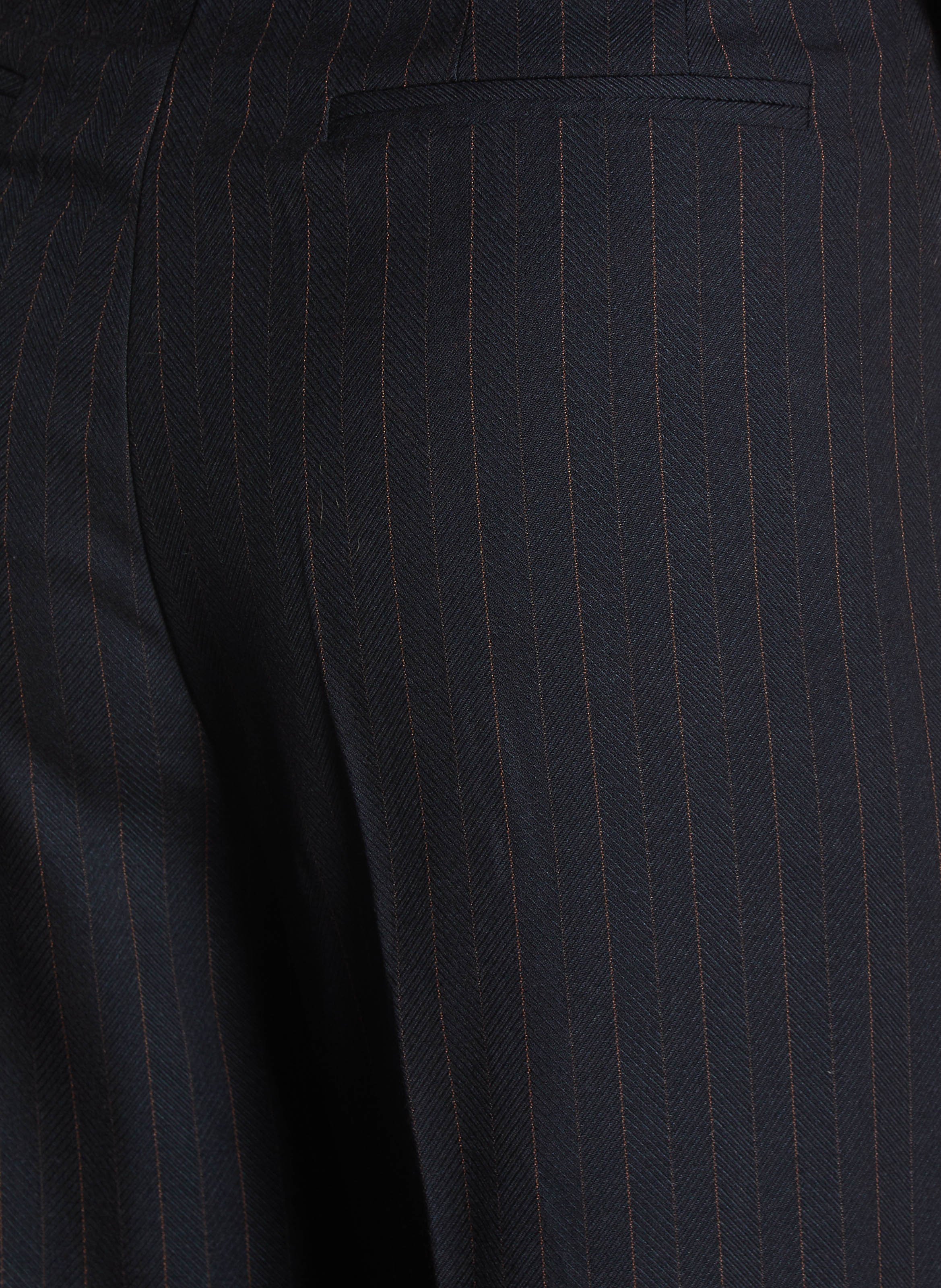 Striped cropped pants SEE U SOON Blue