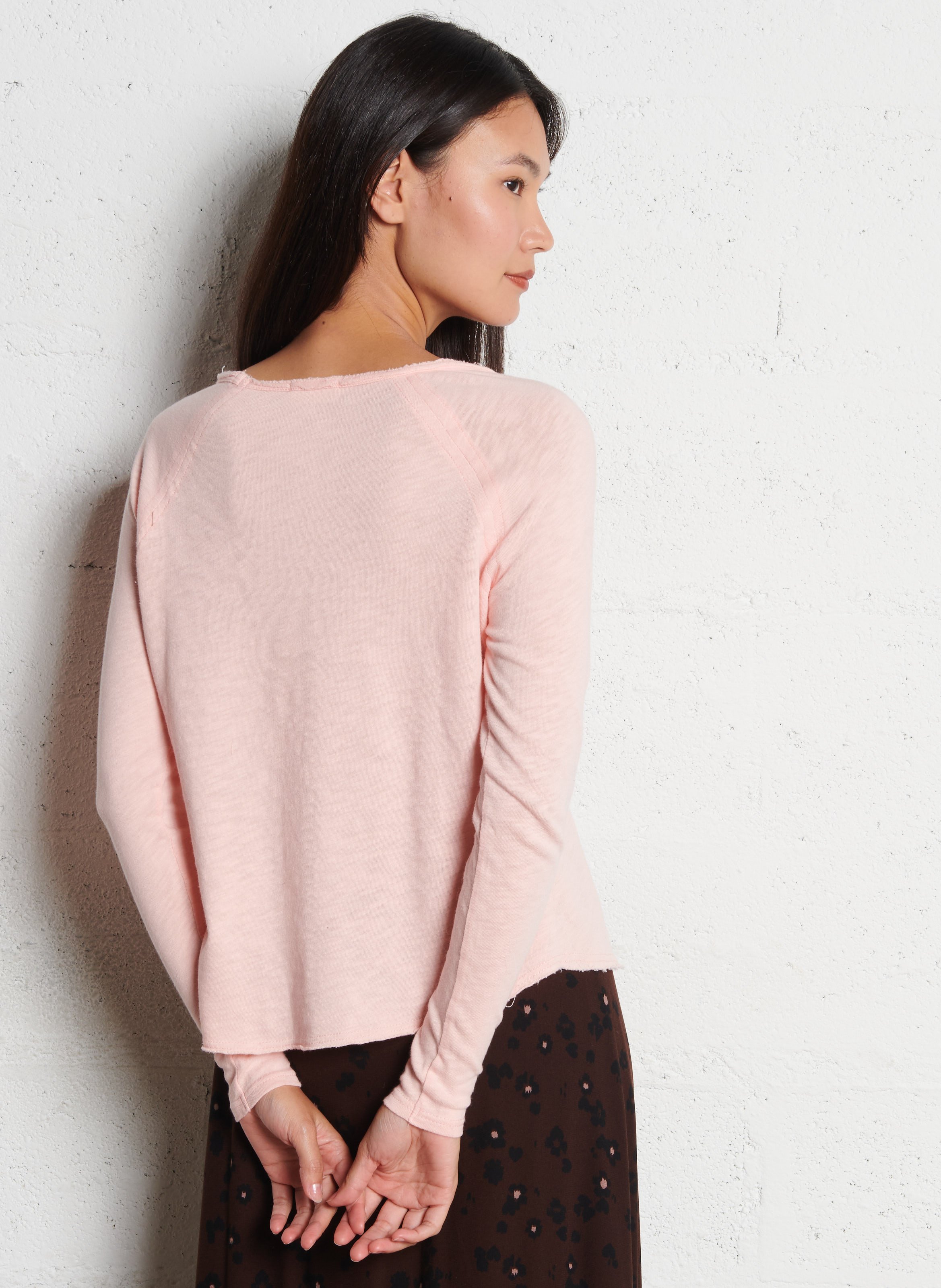 Camiliday round-neck sleeveless cotton top AMERICAN VINTAGE Pink