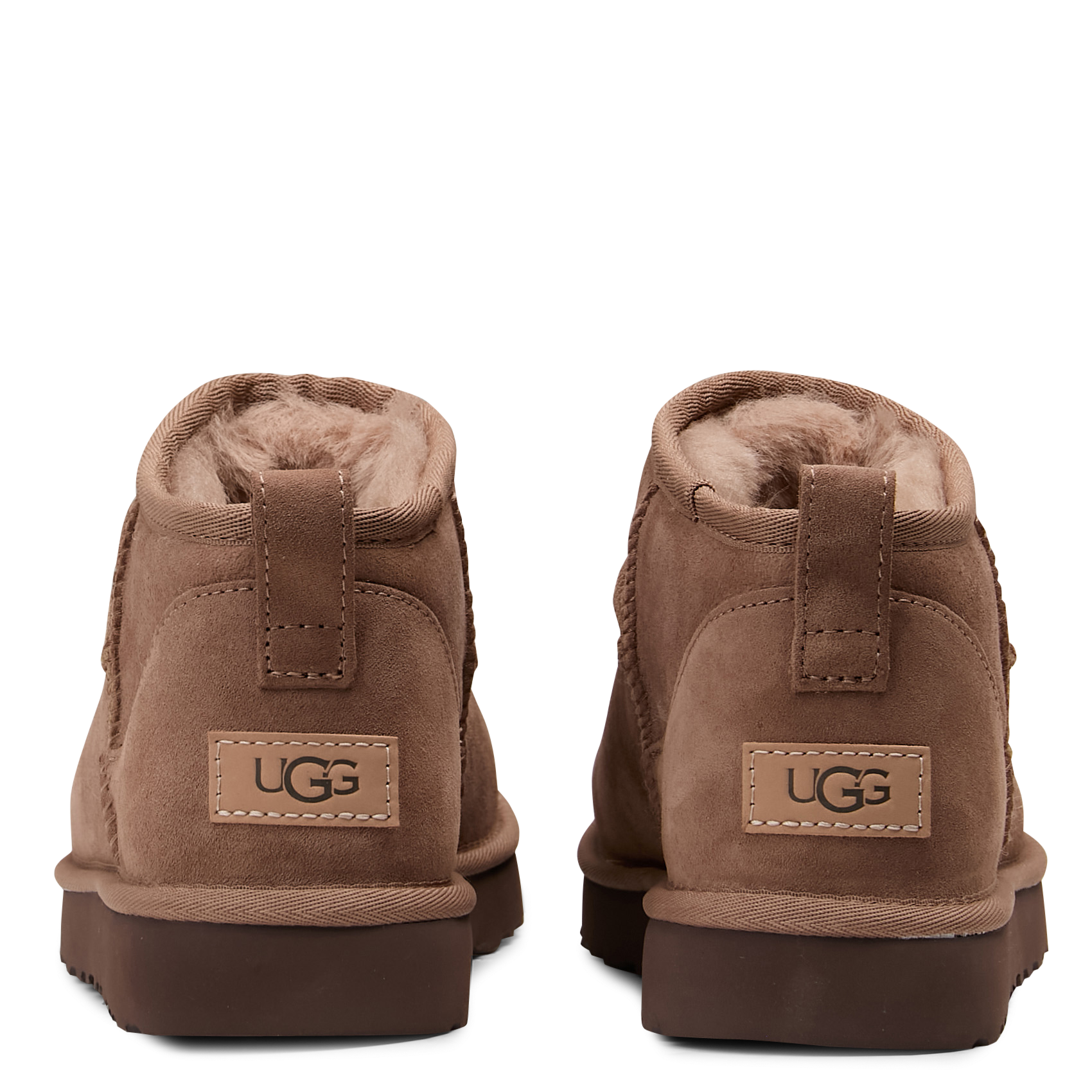 Boots en cuir velours UGG Marron