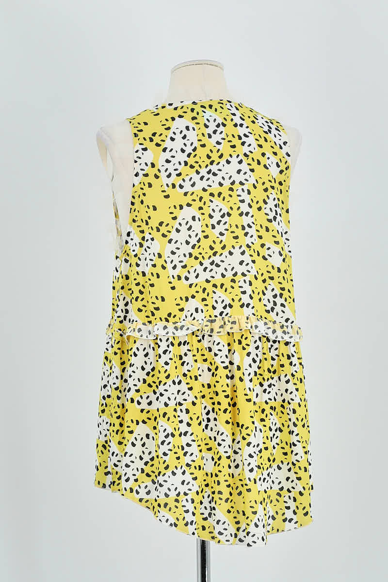 Azawood sleeveless top HEIMSTONE - Seconde Main Yellow