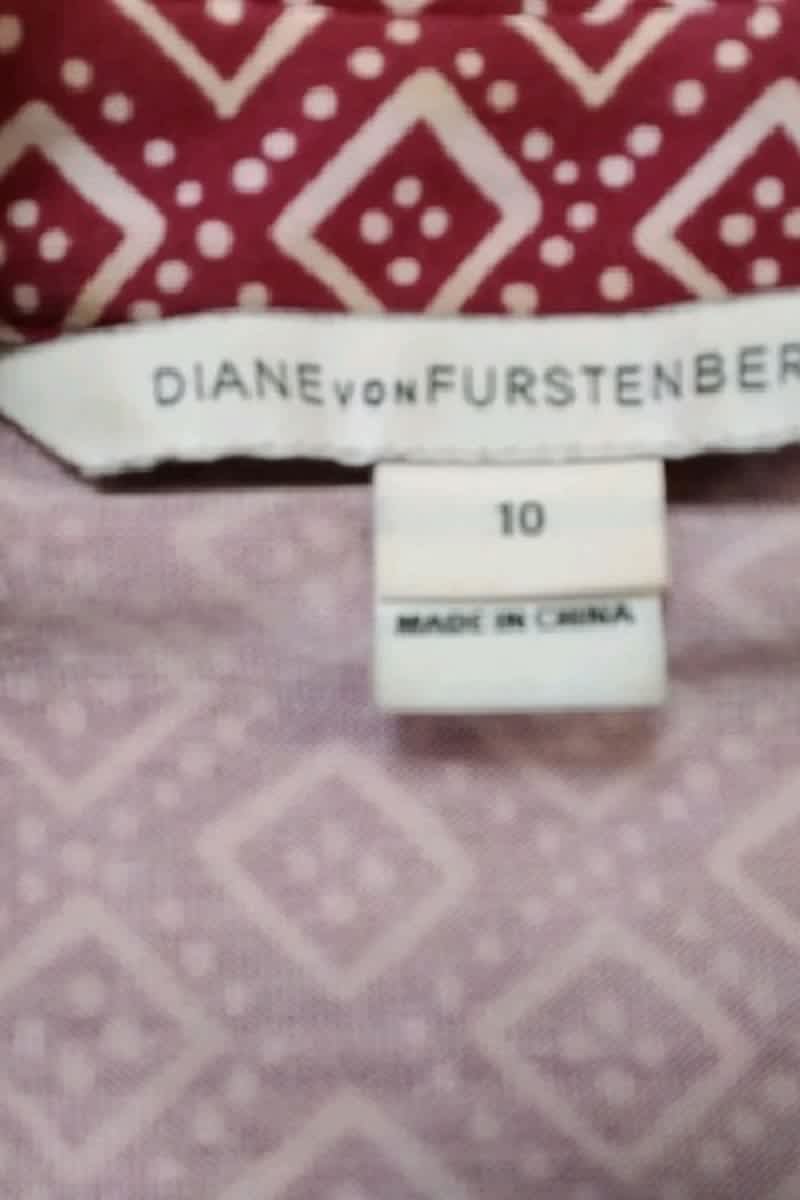 Dress DIANE VON FURSTENBERG - Seconde Main Red