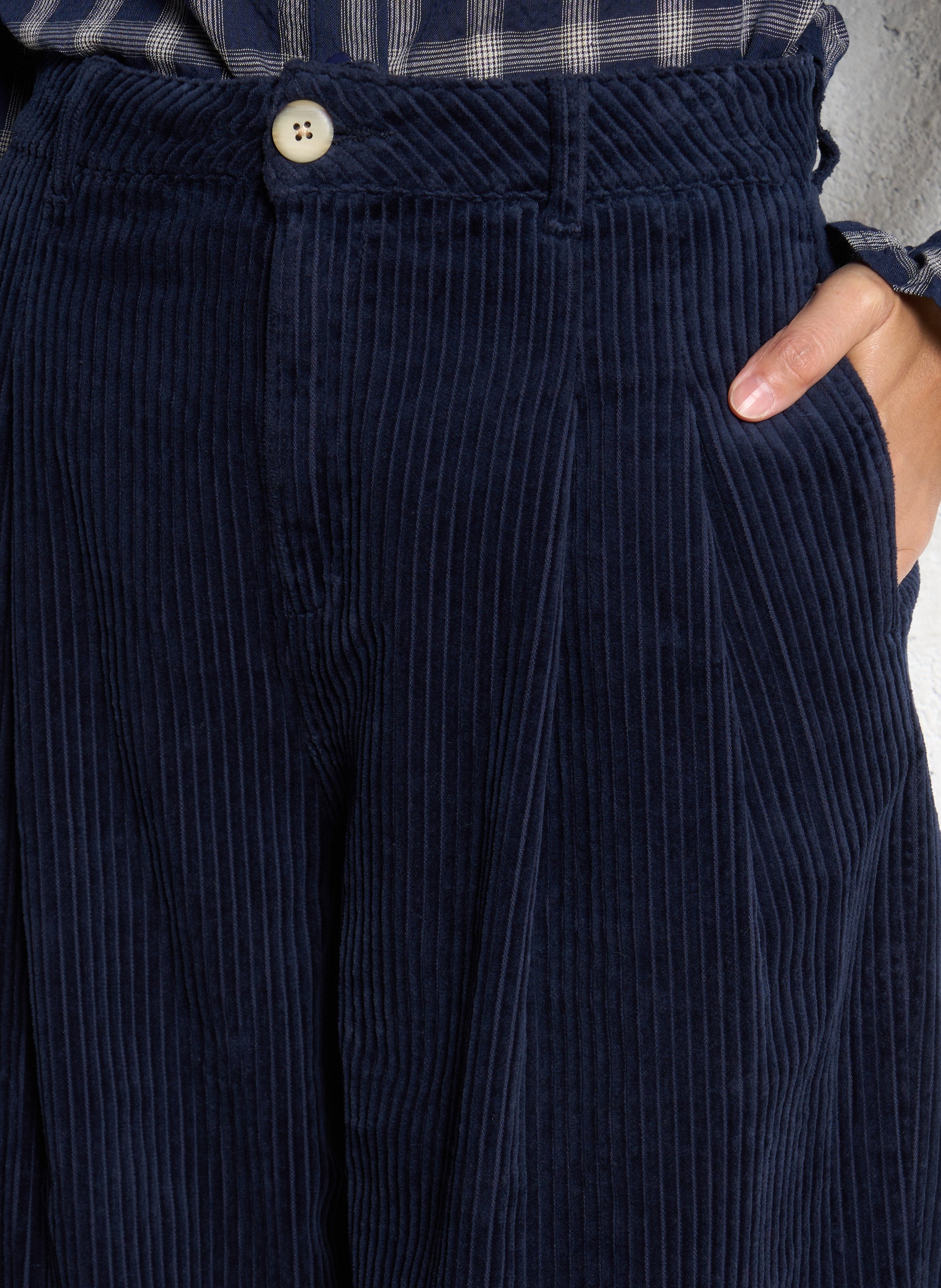 Wijde jeans THE NEW SOCIETY Blauw