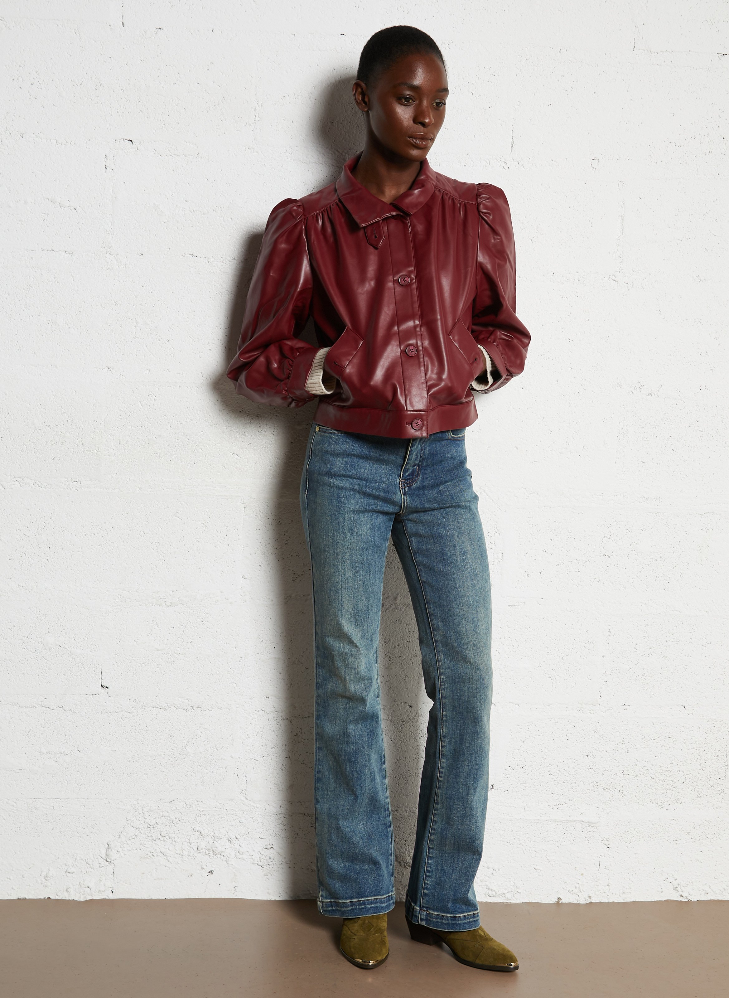 Suède enkellaarzen TORAL Green