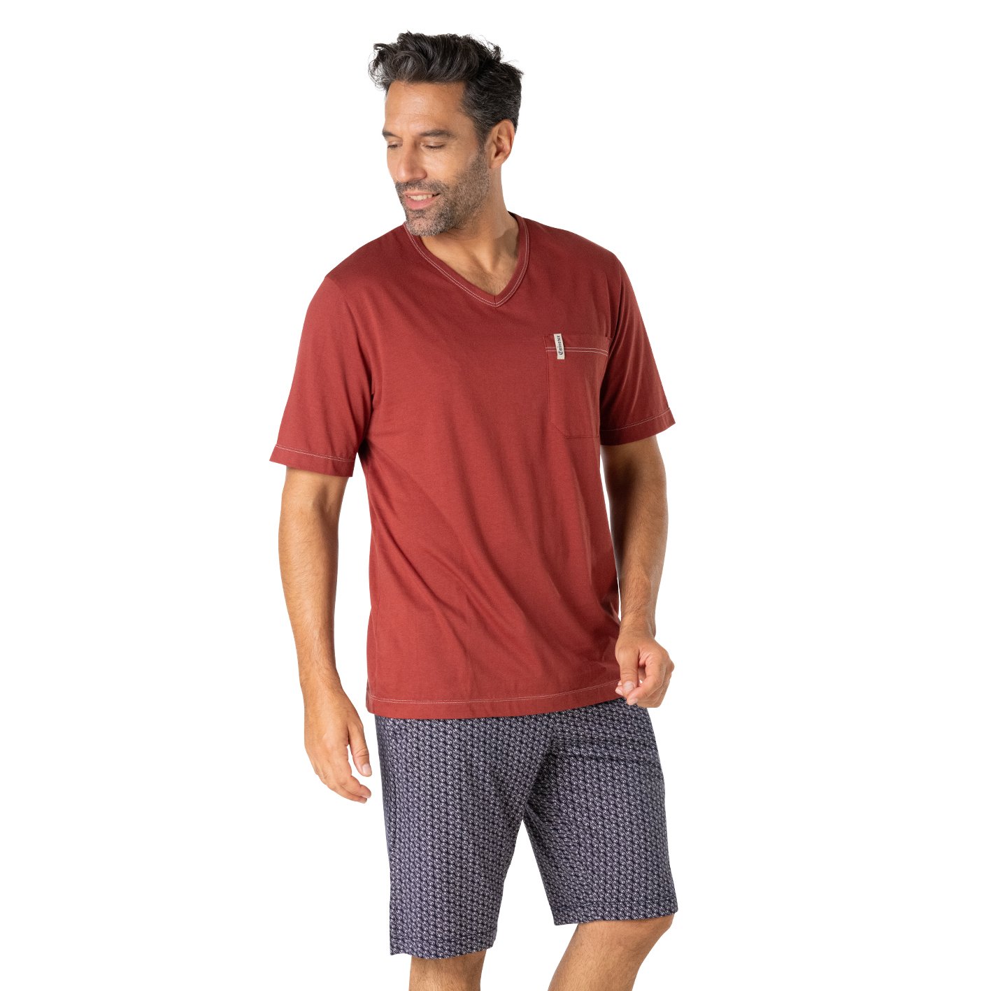 Short organic cotton pajamas EMINENCE Multicolored