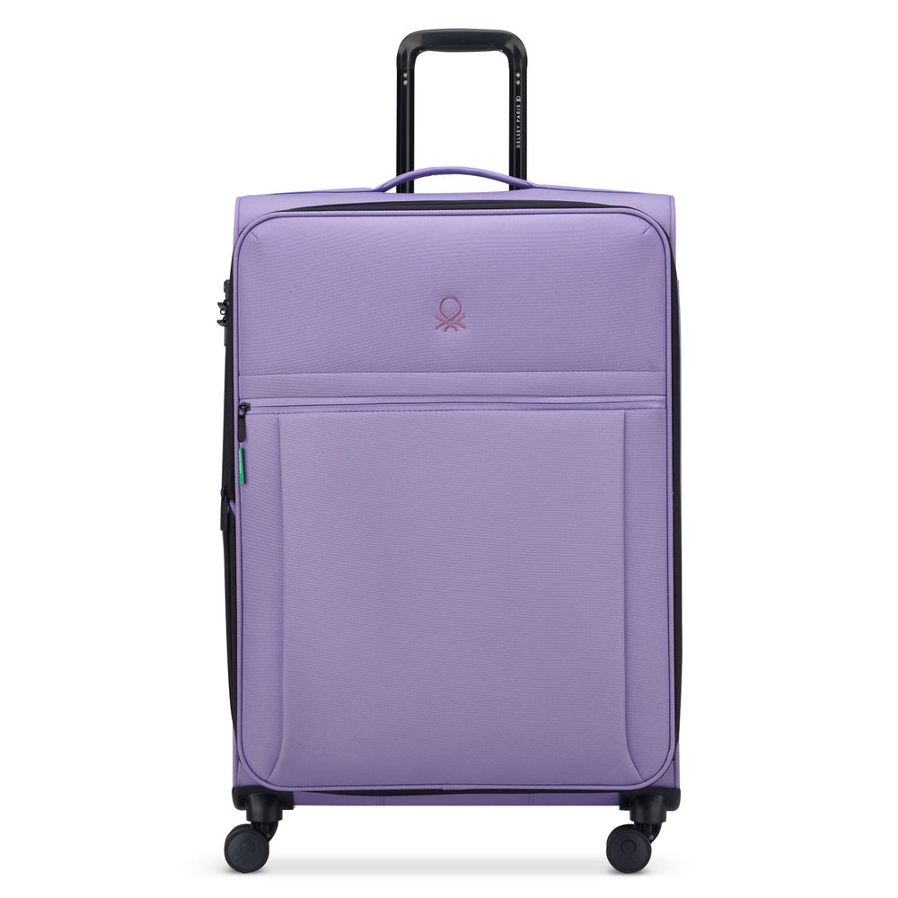 Soft cabin suitcase DELSEY PARIS Purple