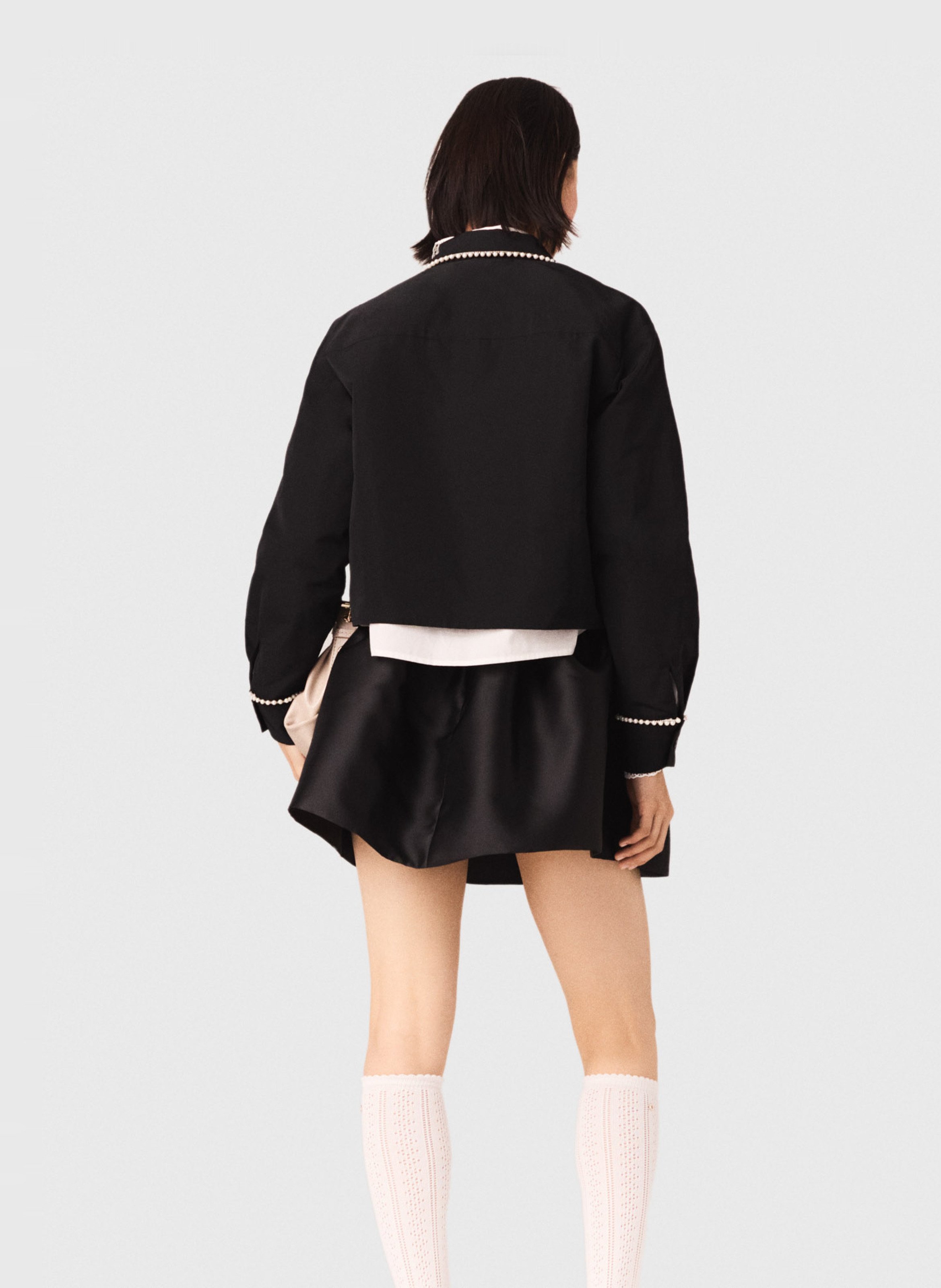 Chemise col classique MAJE Black