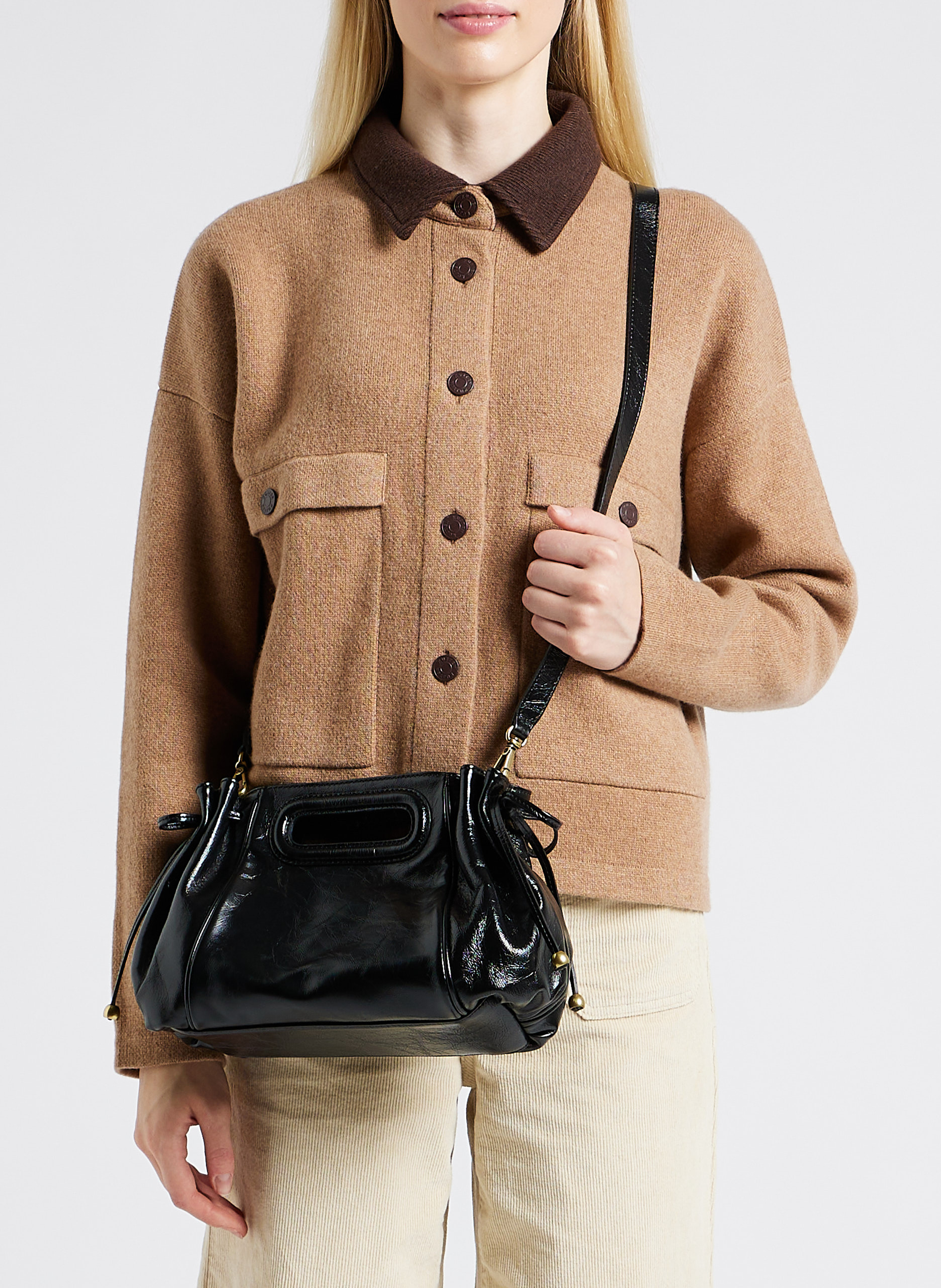 Leather handbag GERARD DAREL Black