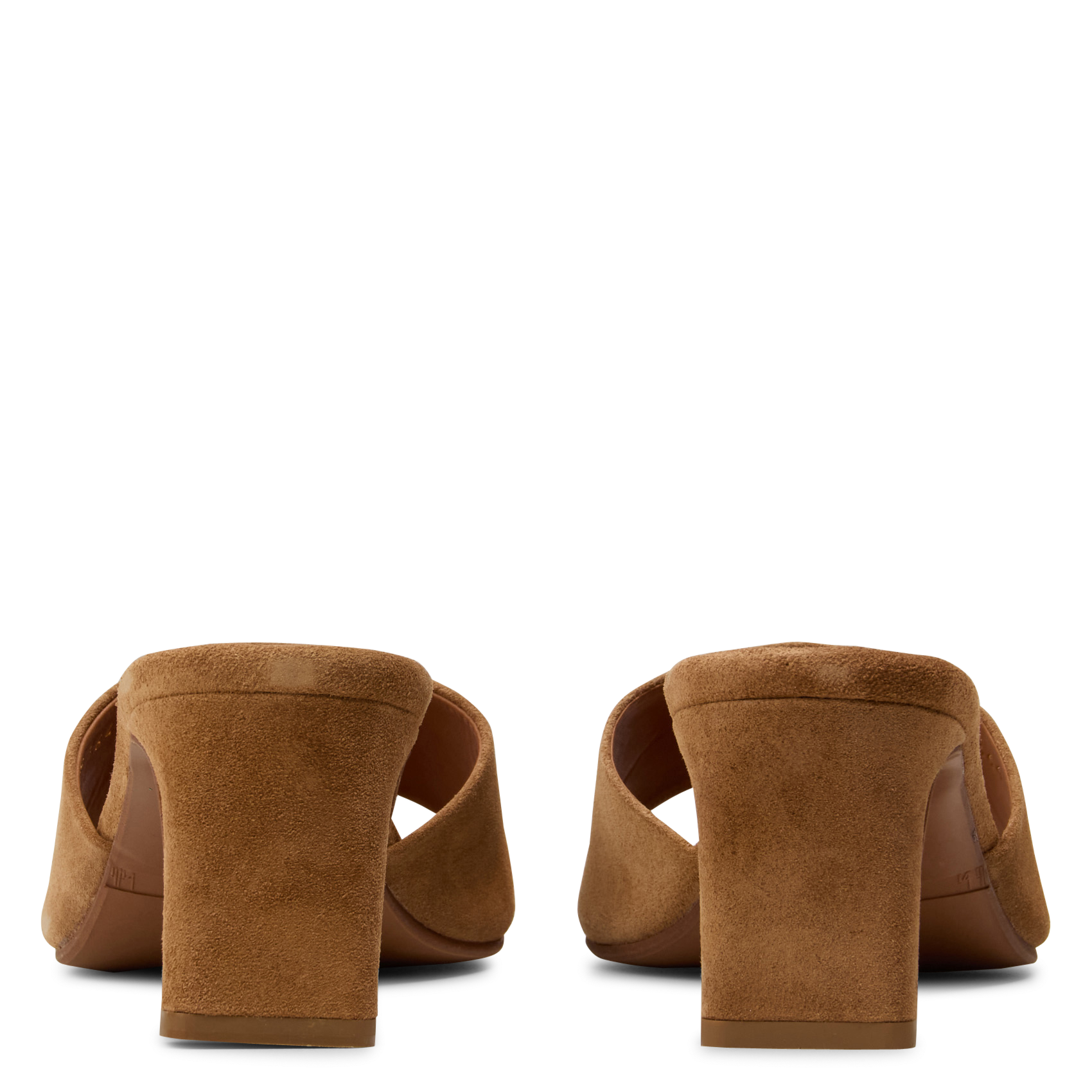 Muiltjes met suède hak BILLI BI Bruin