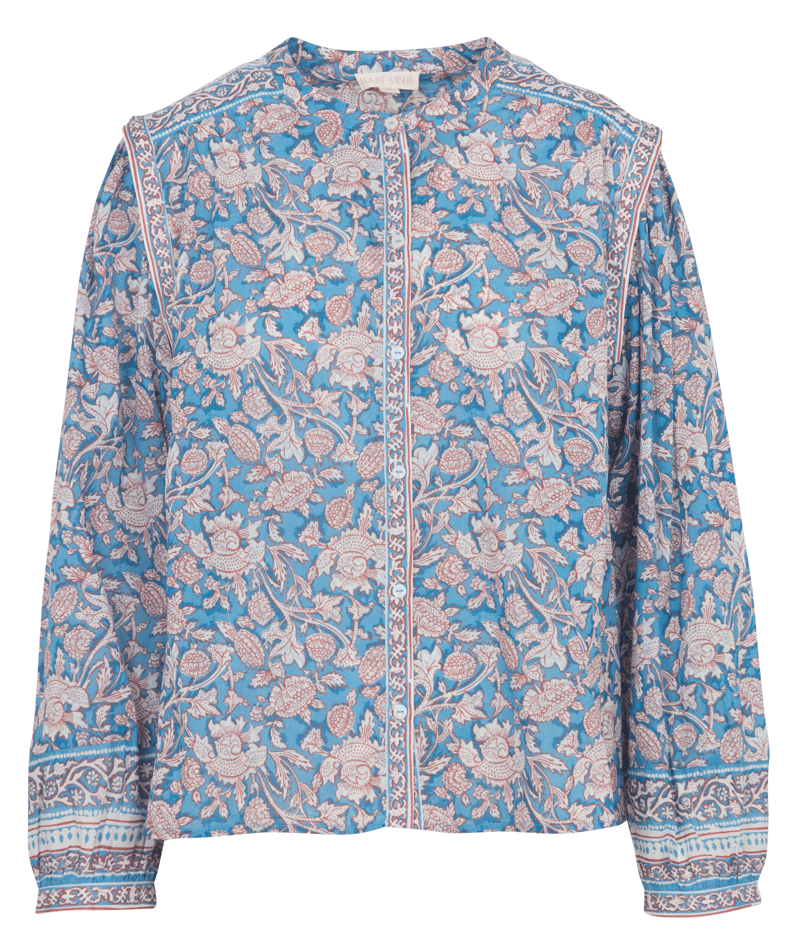 Loose-fitting printed round neck blouse LOUISE MISHA Multicolored