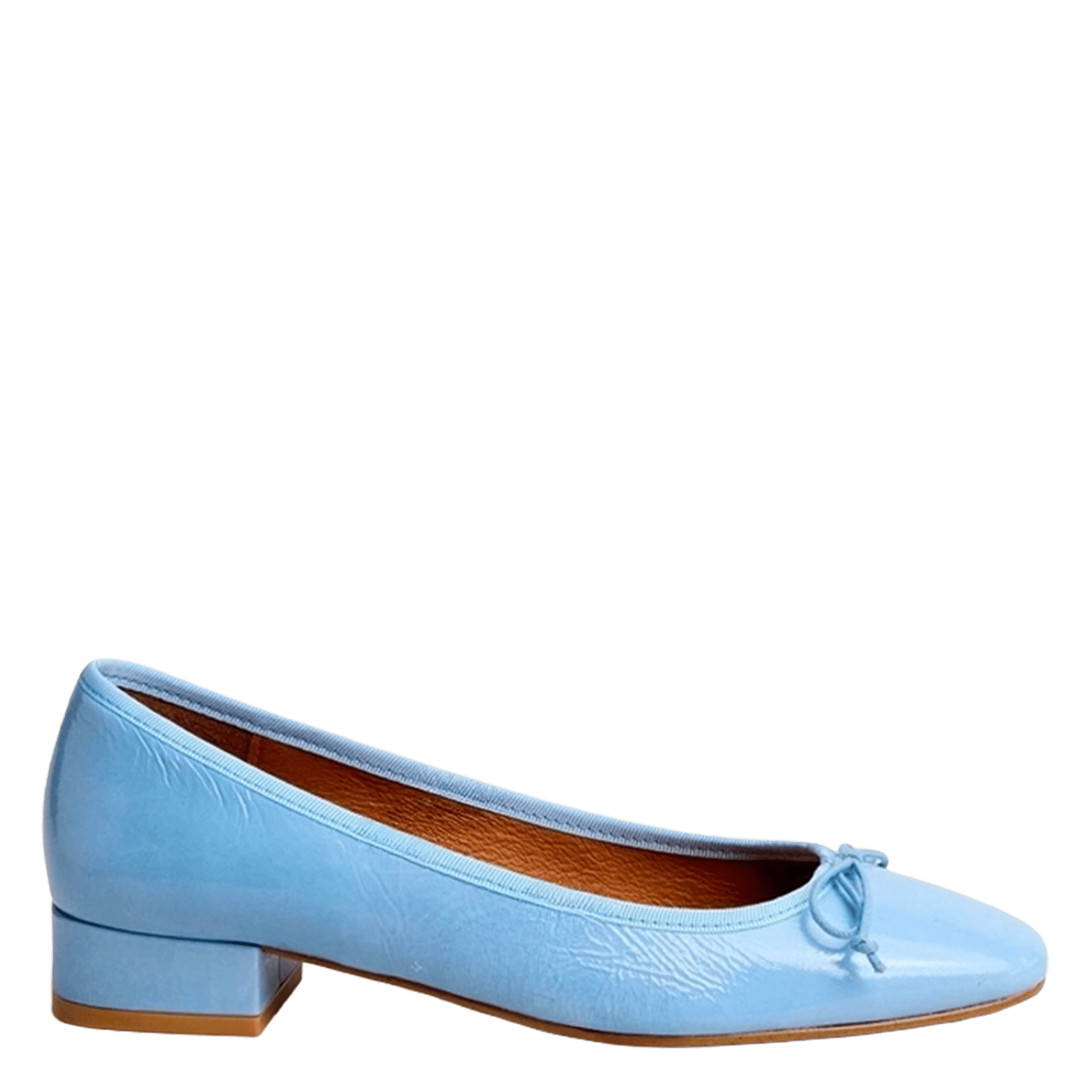 Ballerina's van lakleer JONAK Blauw