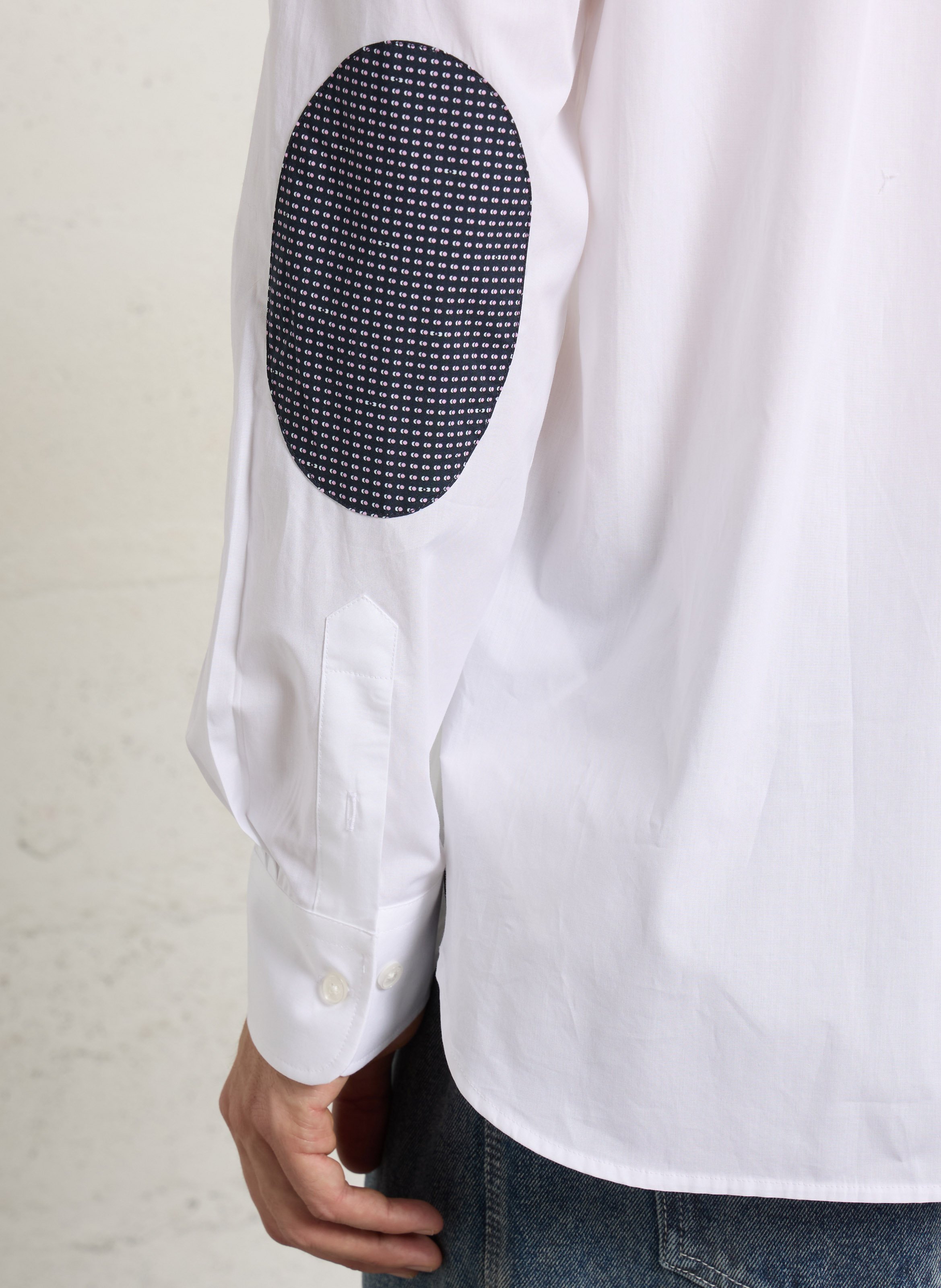 Cotton shirt with classic collar EDEN PARK White