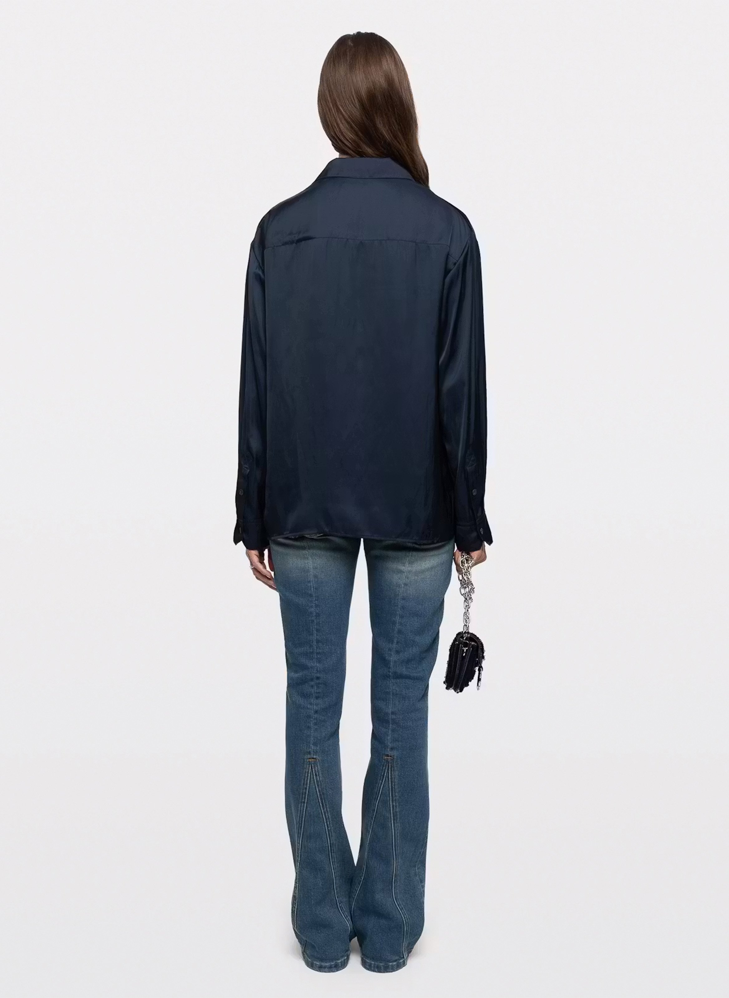 Longbluse zum Binden ZADIG&VOLTAIRE Blau
