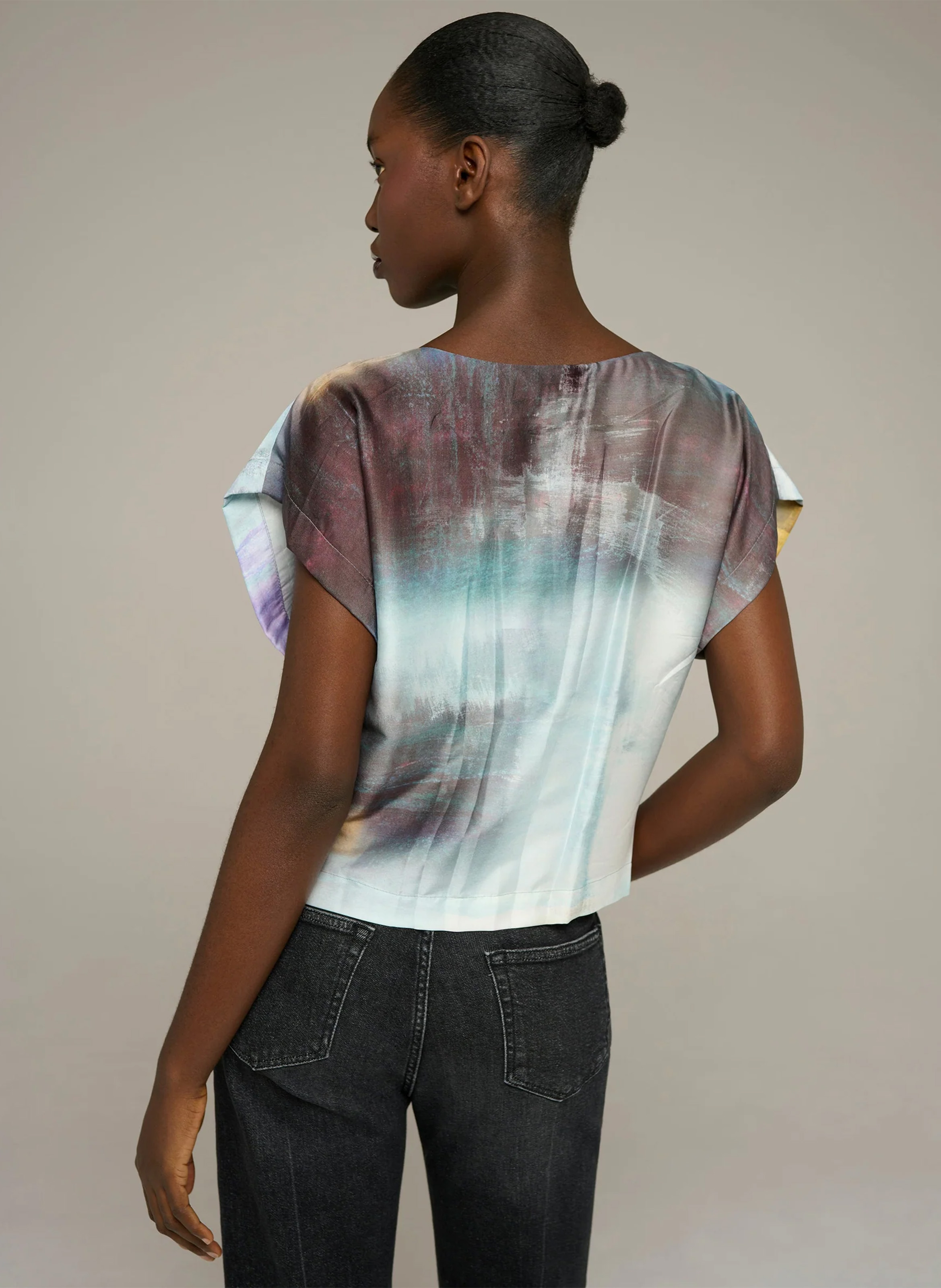 Tee-shirt imprimé COTELAC Bleu