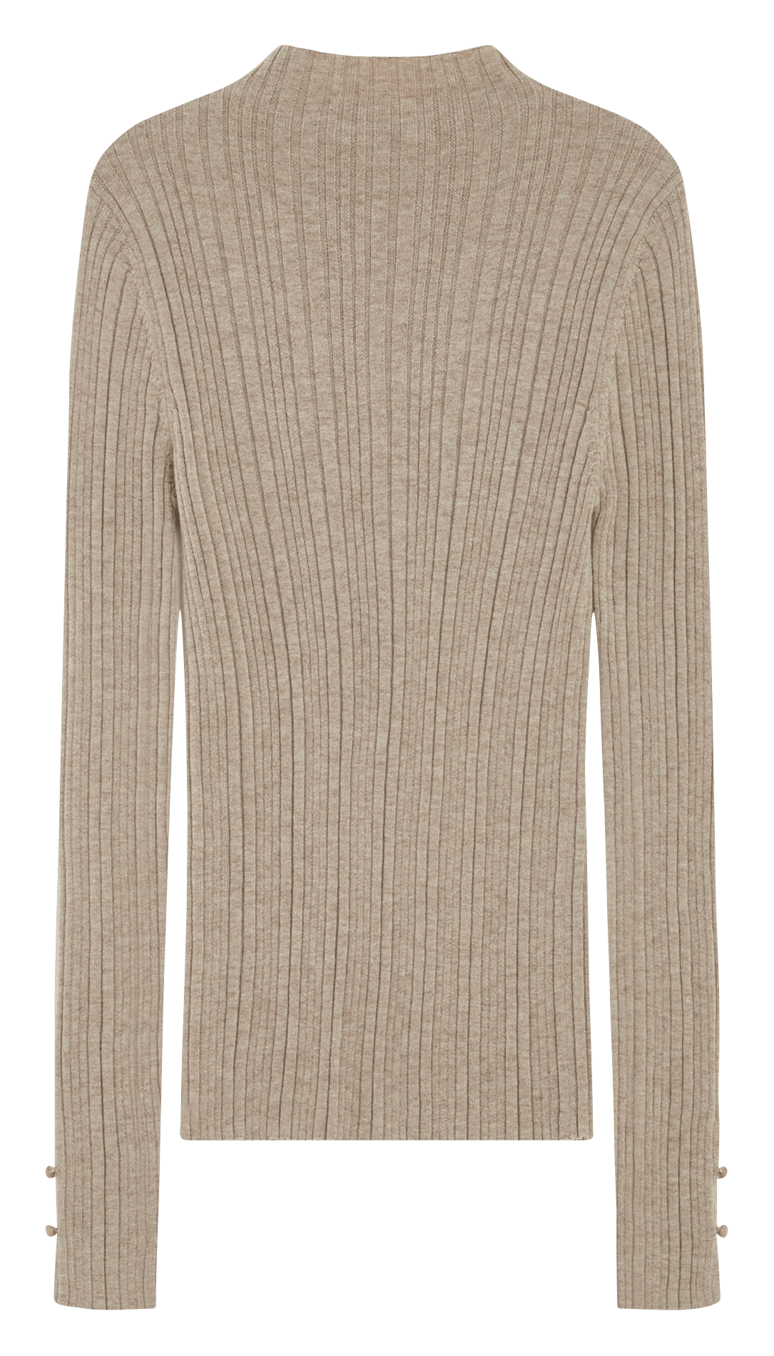 Ribbed fitted sweater GRACE ET MILA Brown