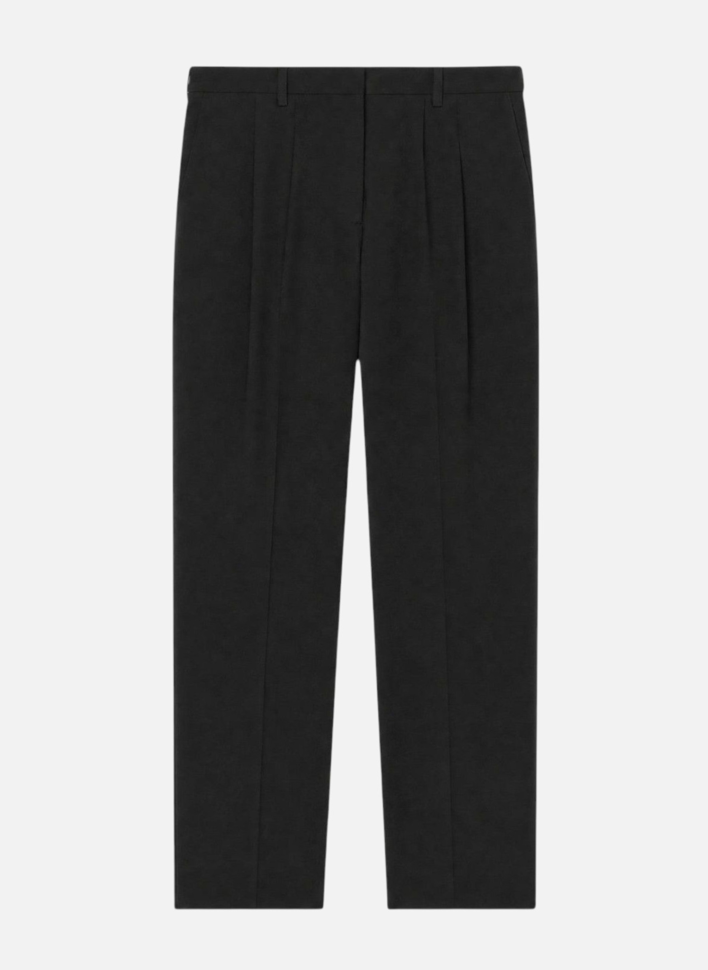 Wide wool tailored trousers THE KOOPLES Black