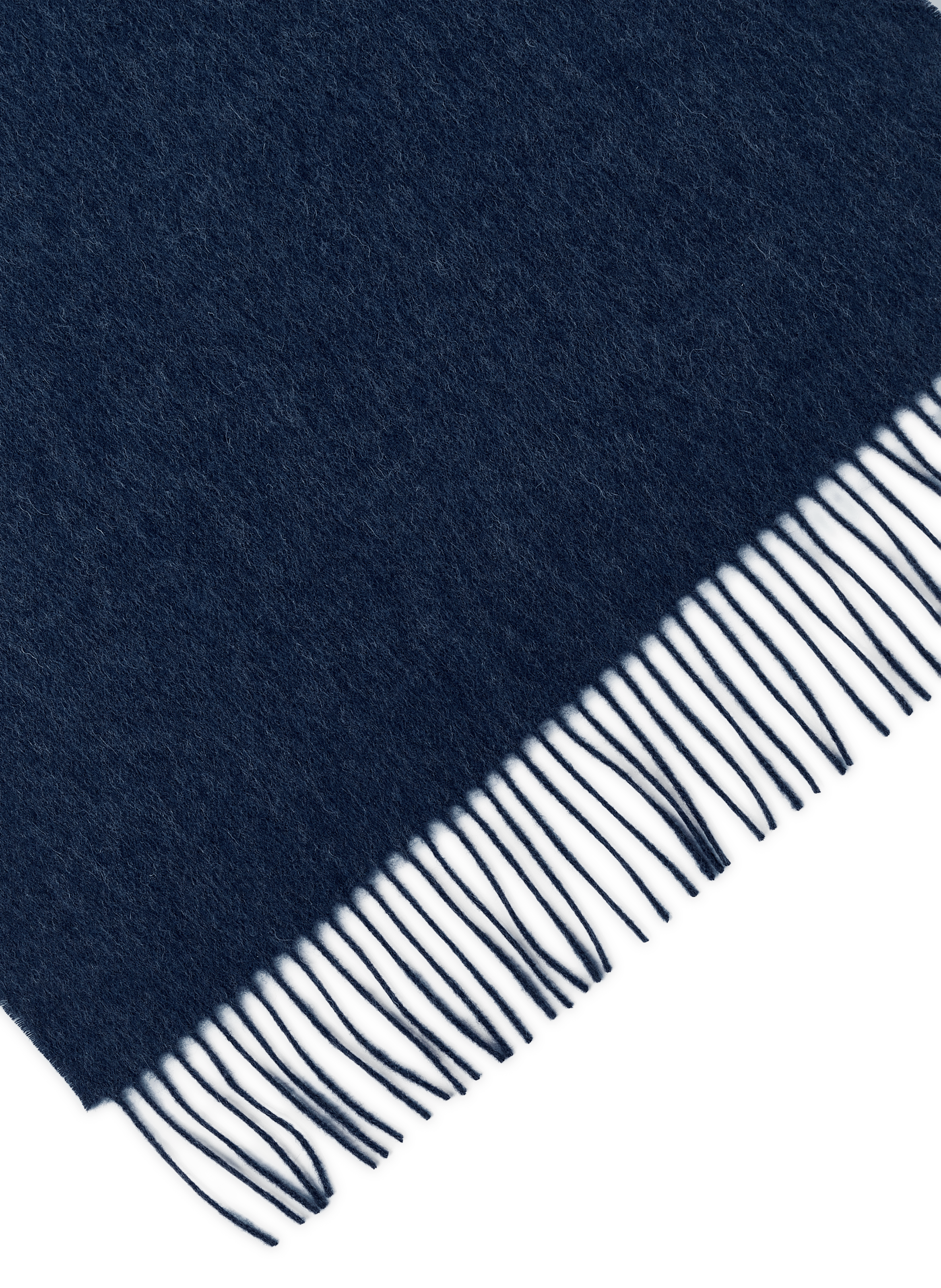 Scarf with fringed wool edges SAISON 1865 Blue