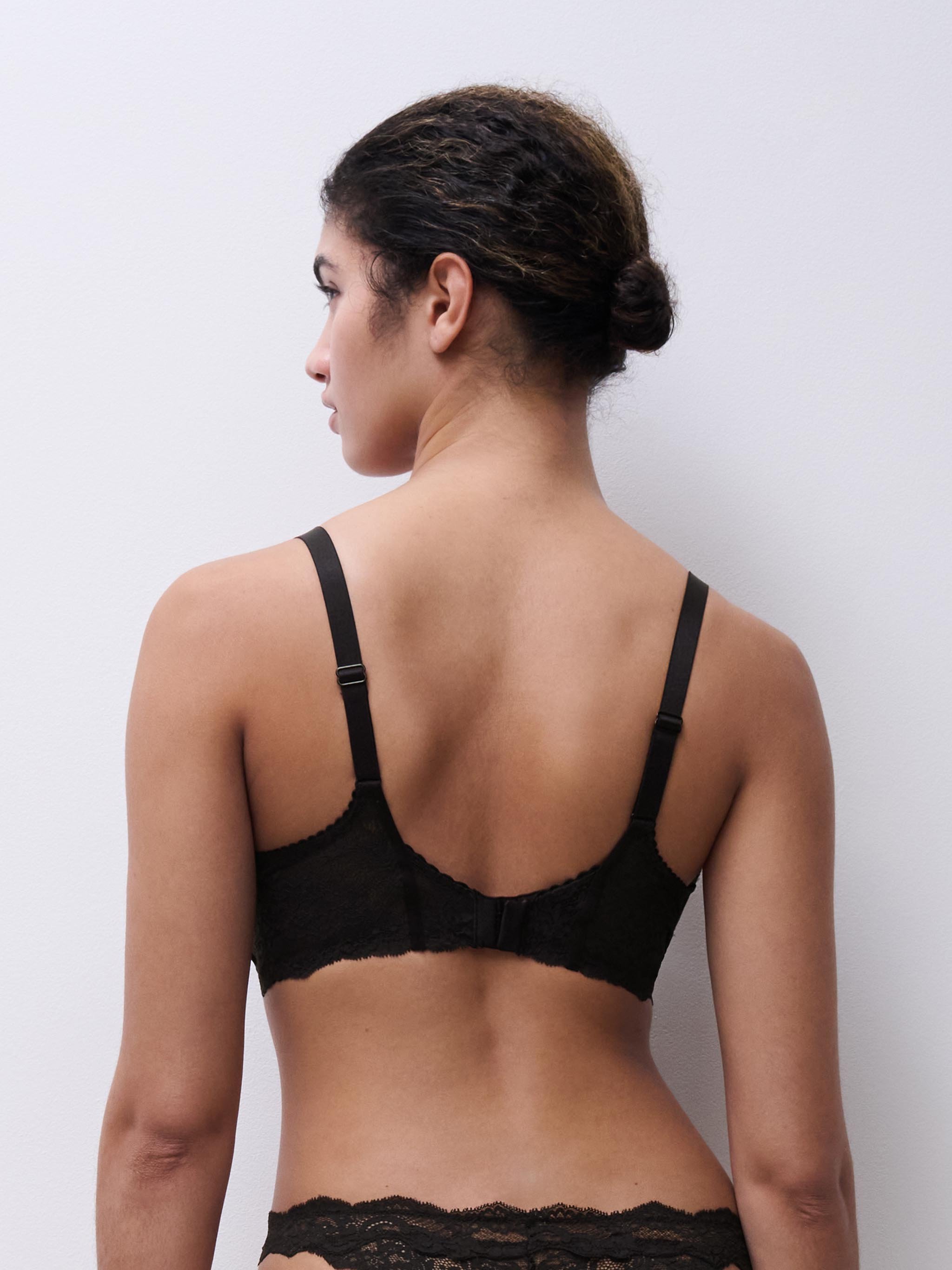Push-up lace padded bra CHANTELLE PULP Black