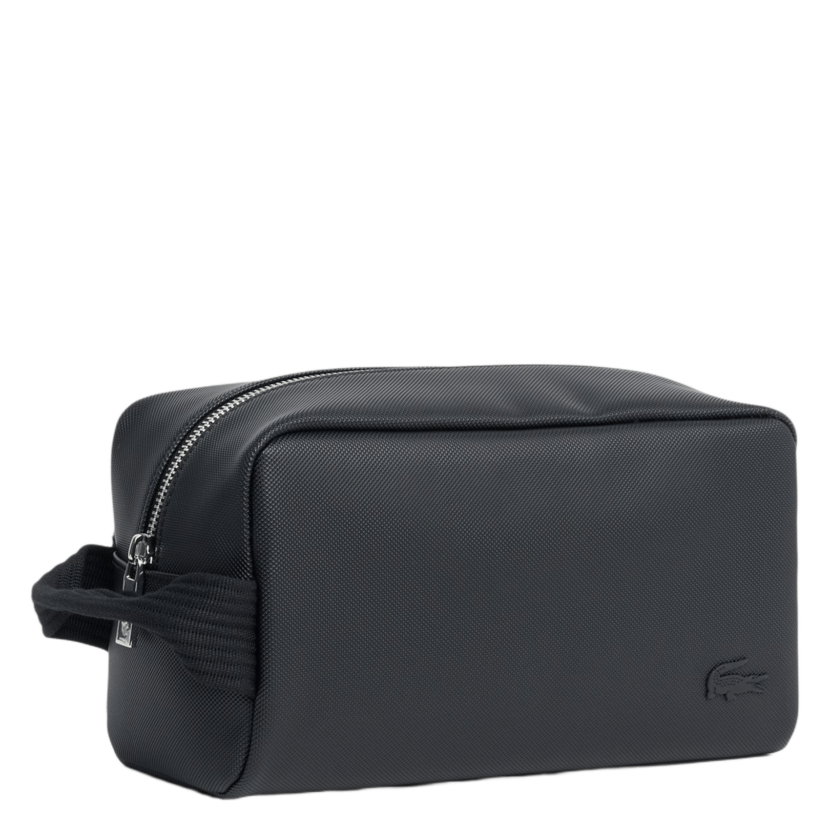 Trousse texturée et zippée LACOSTE Noir
