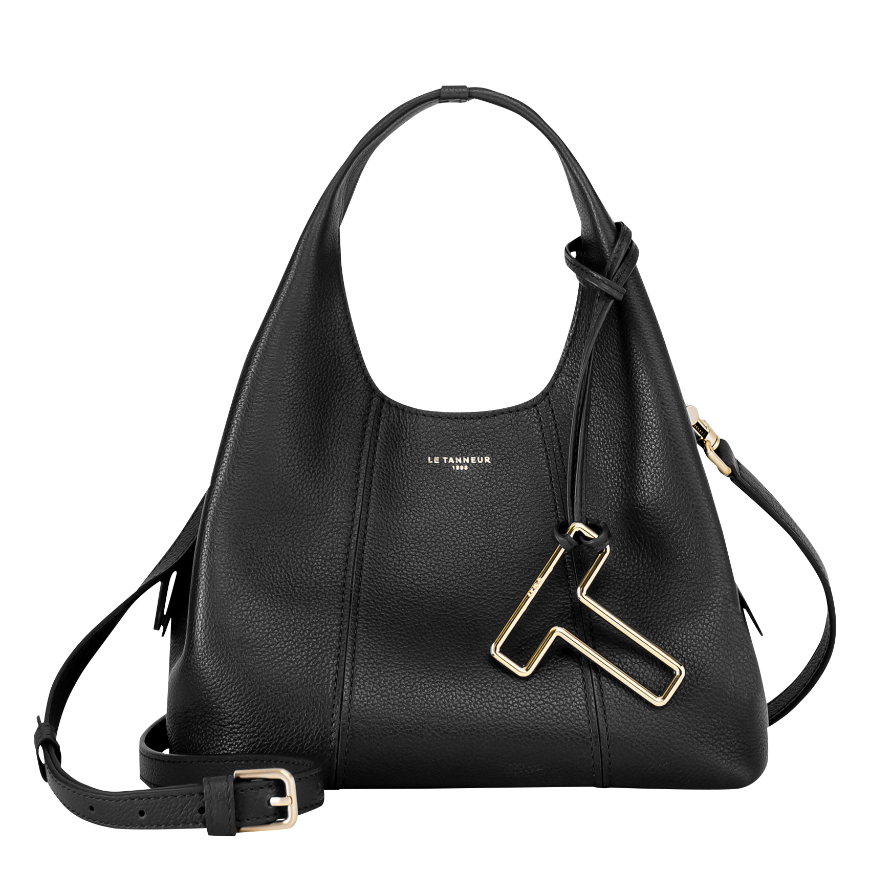 Sac bandoulière en cuir grainé  LE TANNEUR