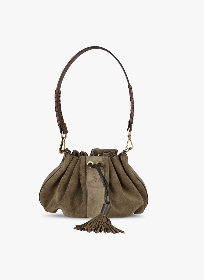 Sac bourse daim best sale