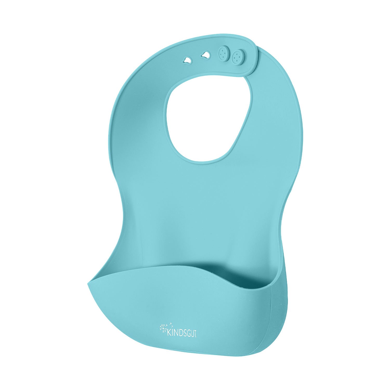 Silicone baby bib KINDSGUT Blue