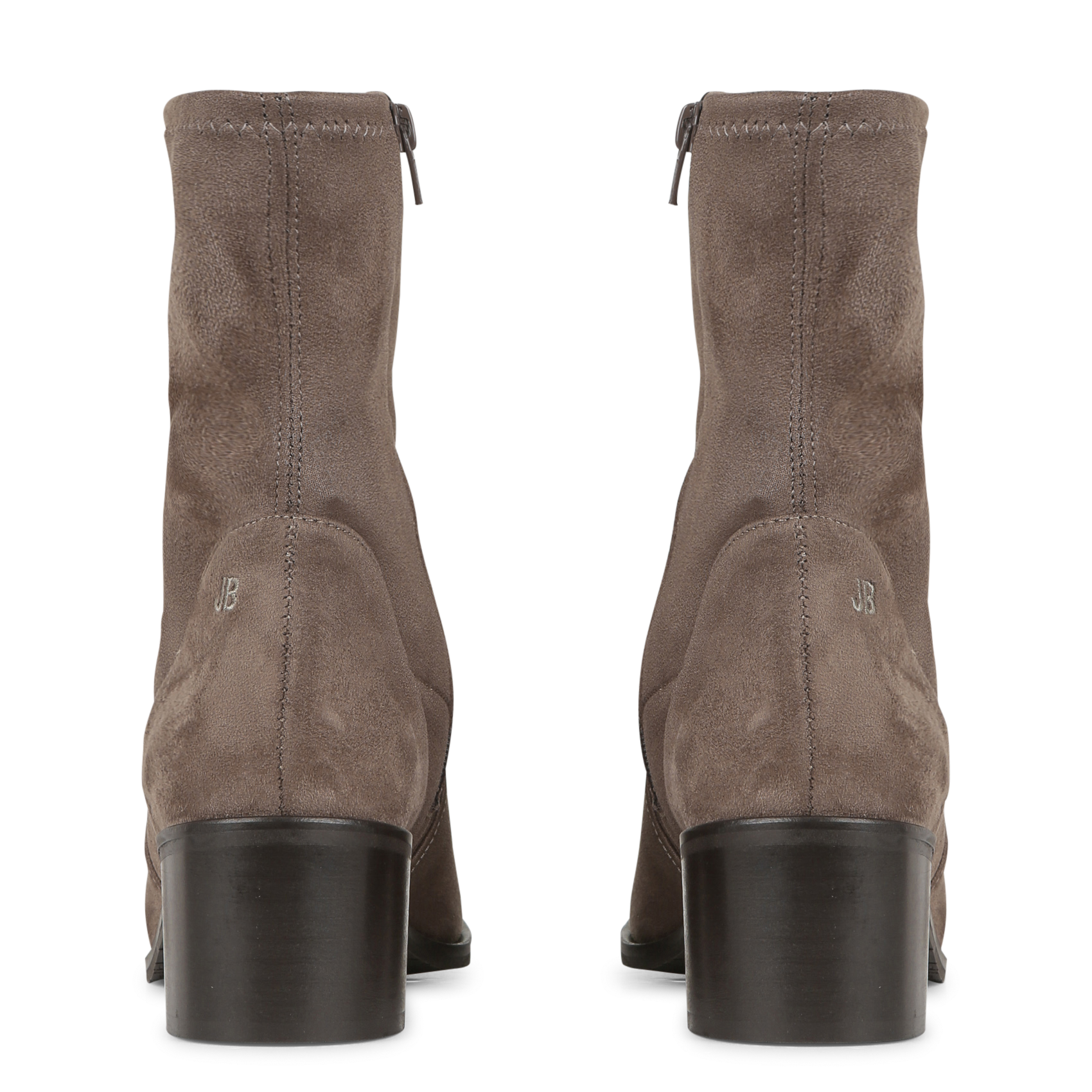 Bottines effet cuir velours JB MARTIN Beige