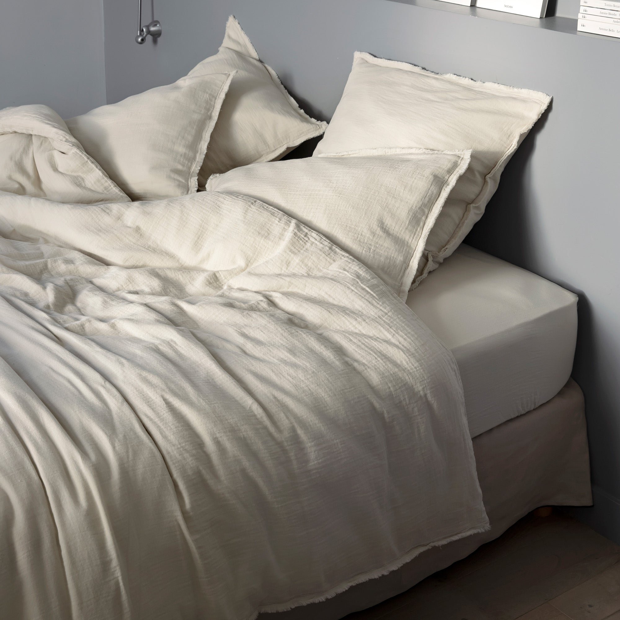 LOU - Cotton duvet cover MADURA
