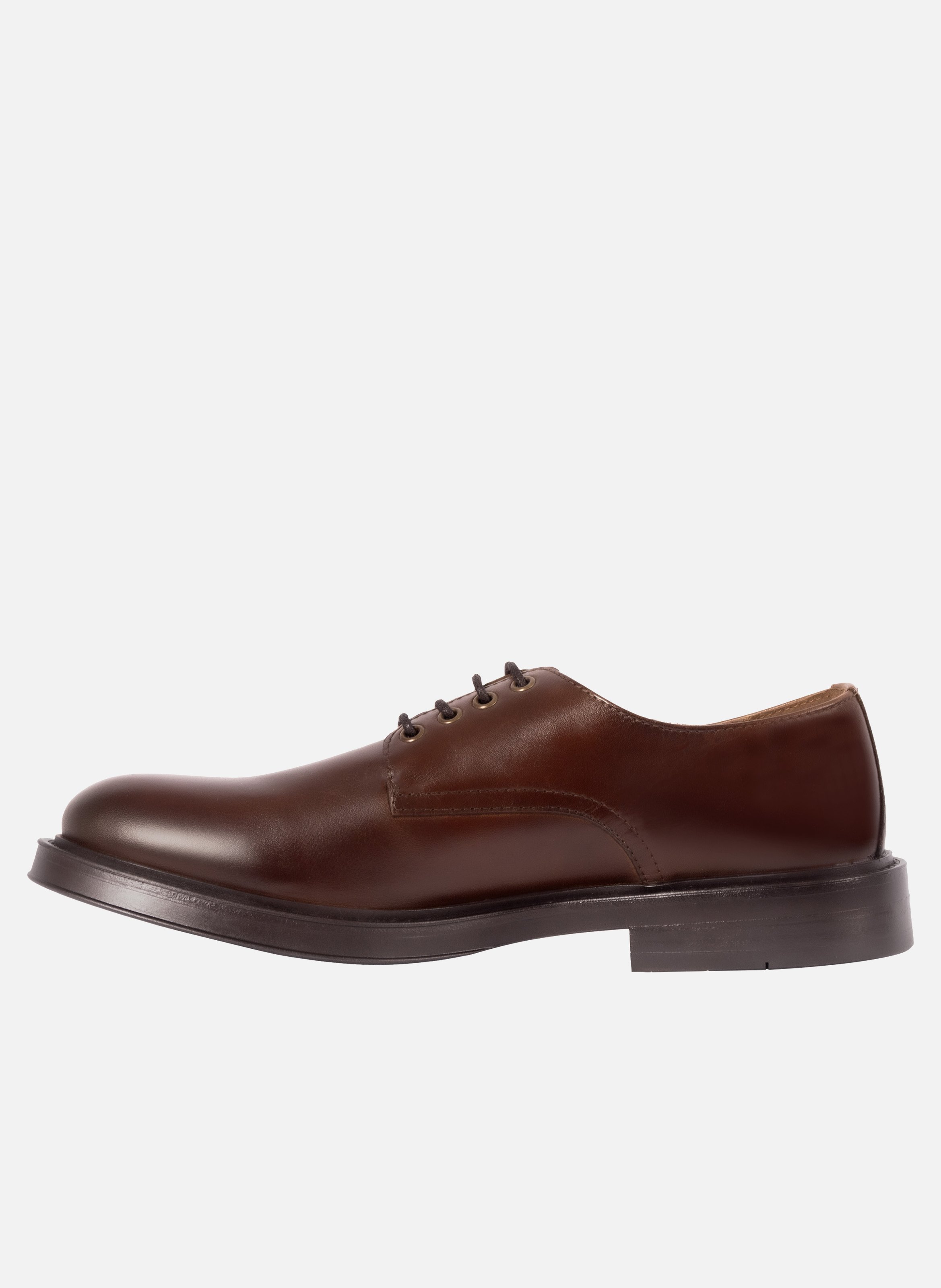 Rubber leather derbies JULES & JENN Brown