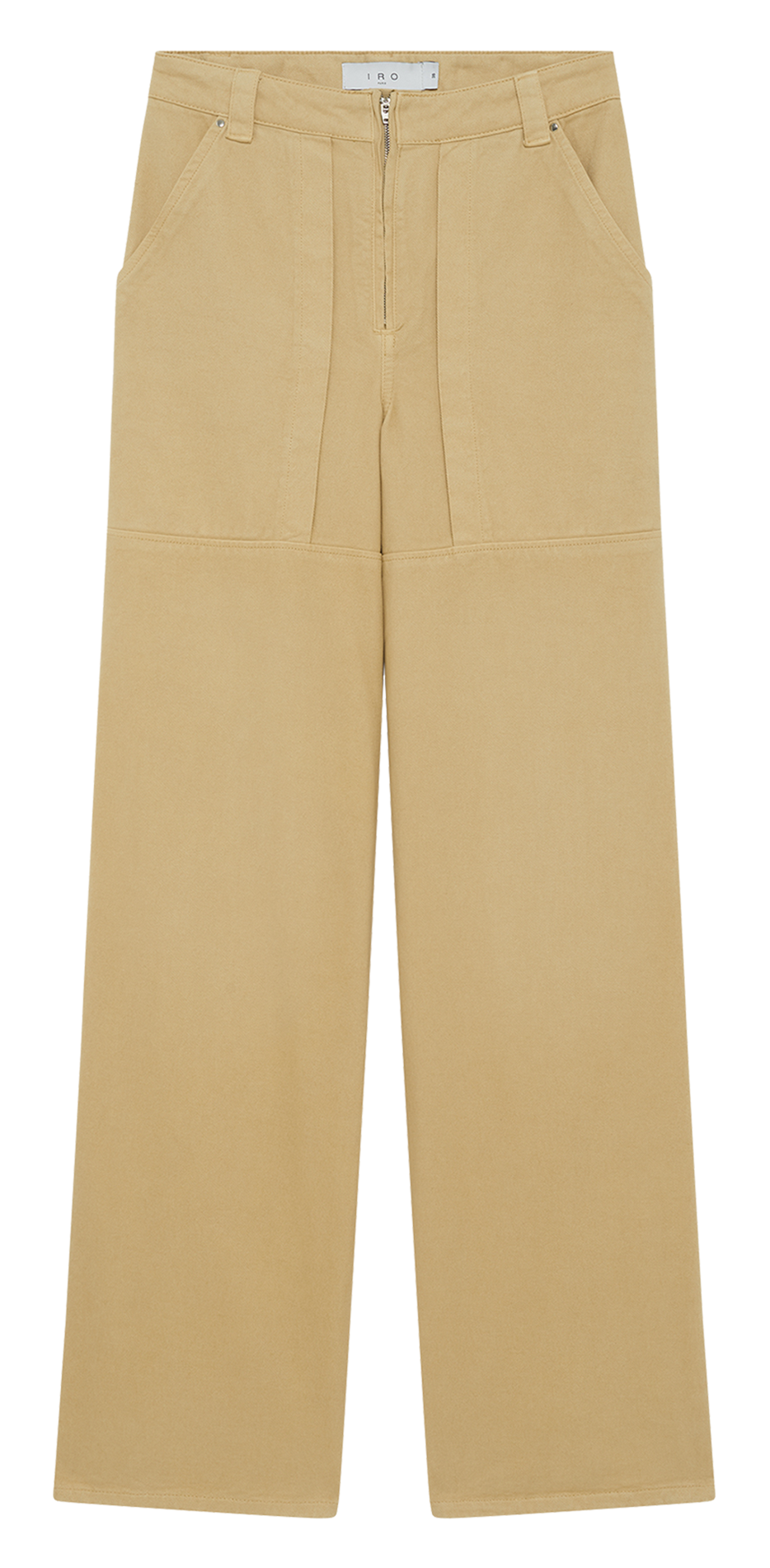Eco-responsible high-rise wide-leg jeans IRO Beige